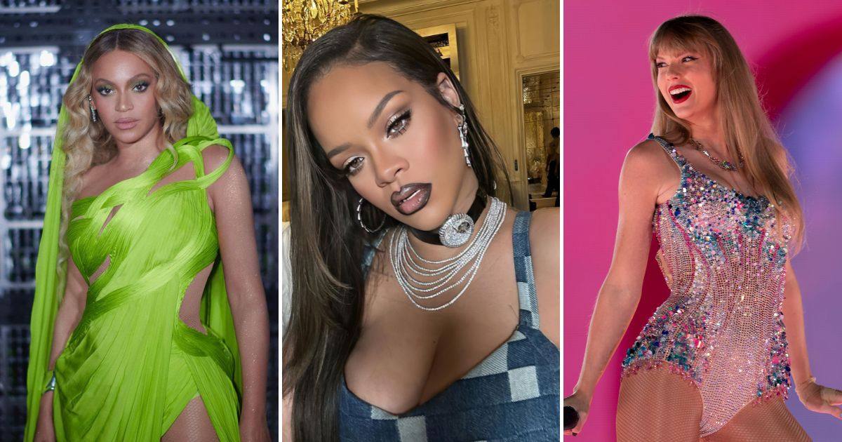 Beyoncé, Rihanna and Taylor Swift are some of the most successful pop divas in 2023. But who is the richest? Photos: @beyonce/Instagram; Jacob & Co.; AP