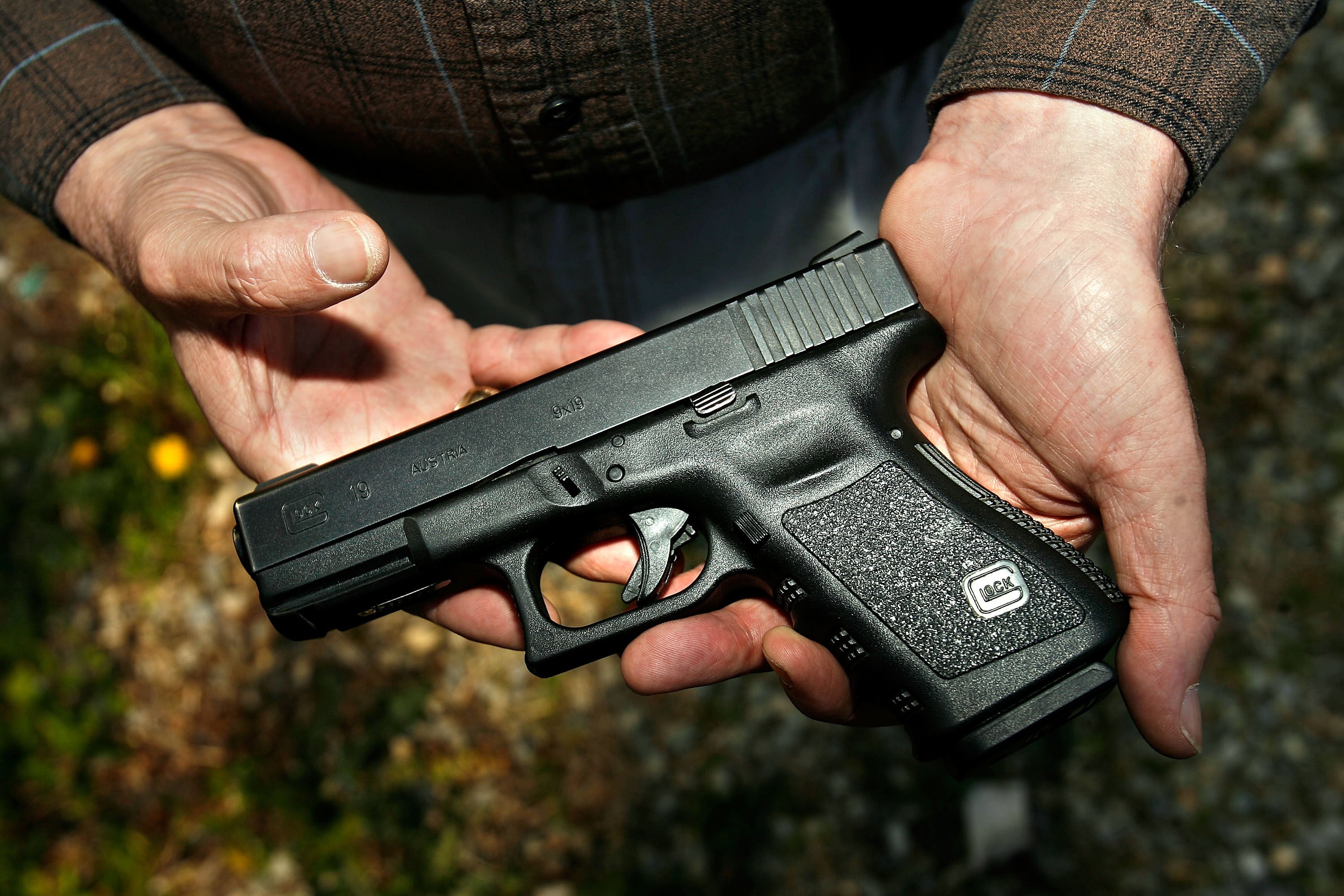 A Glock 19 handgun. Gaston Glock, the Austrian developer of the handgun that bears his name, died on Wednesday. File photo: AFP