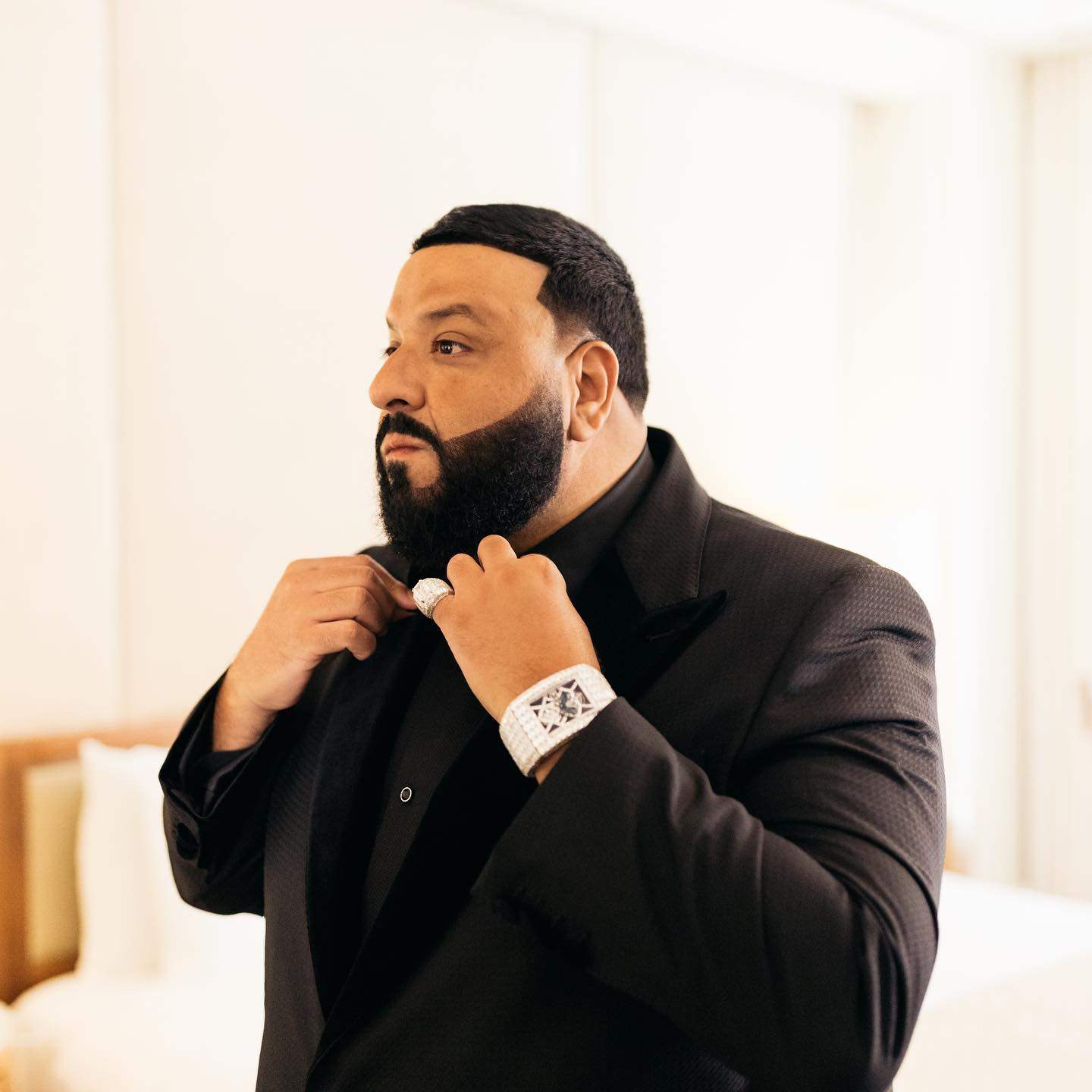 DJ Khaled getting ready for the Oscars: the DJ and producer has one of the most blinged out watch collections in the world. Photo: @djkhaled/Instagram
