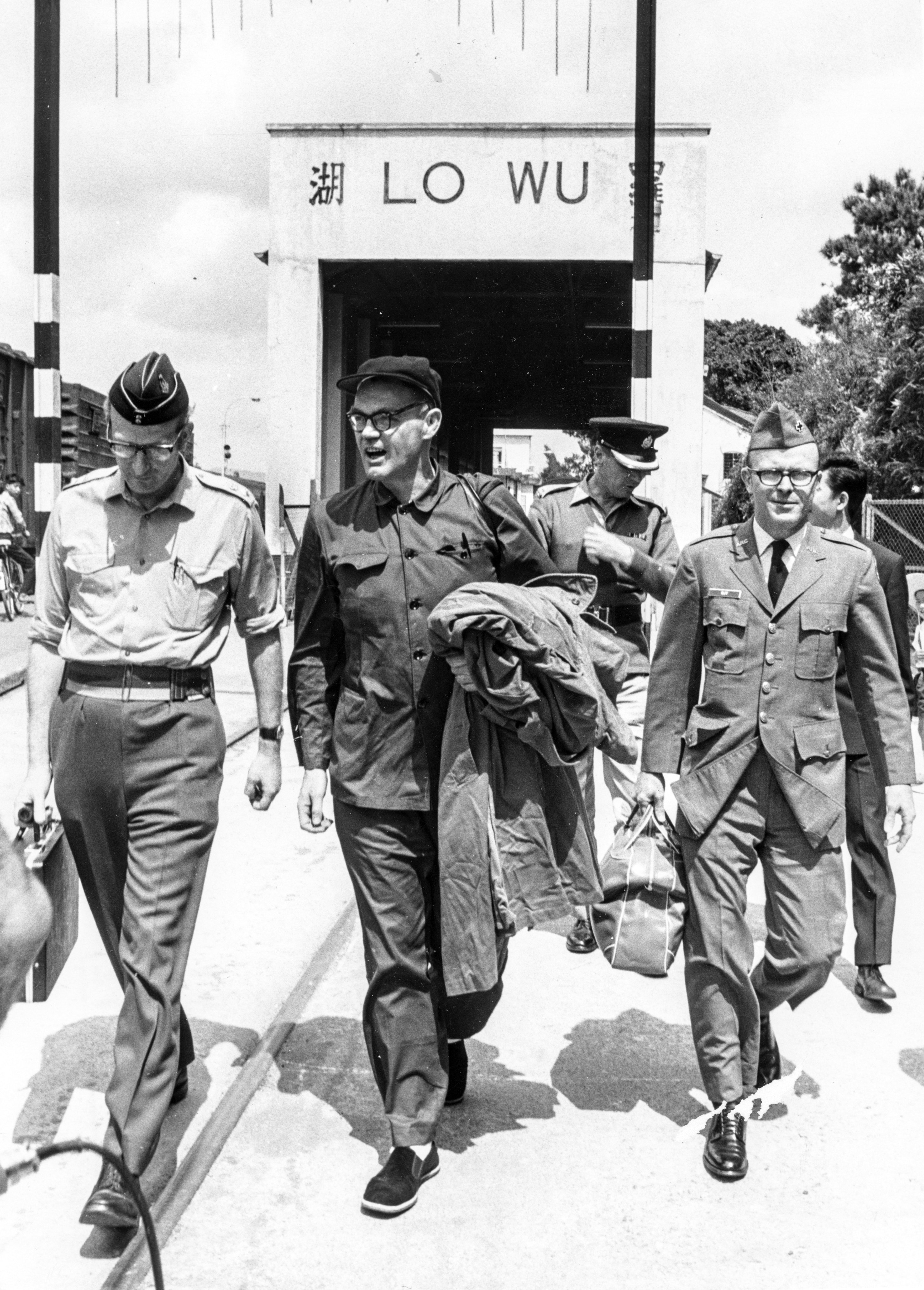 Freed CIA spy John Downey walks from mainland China into Hong Kong in 1973, a moment recalled by China scholar Jerome Cohen in one of our most popular long reads of 2023. See which other Post Magazine stories engaged readers most in 2023. Photo: ISD

