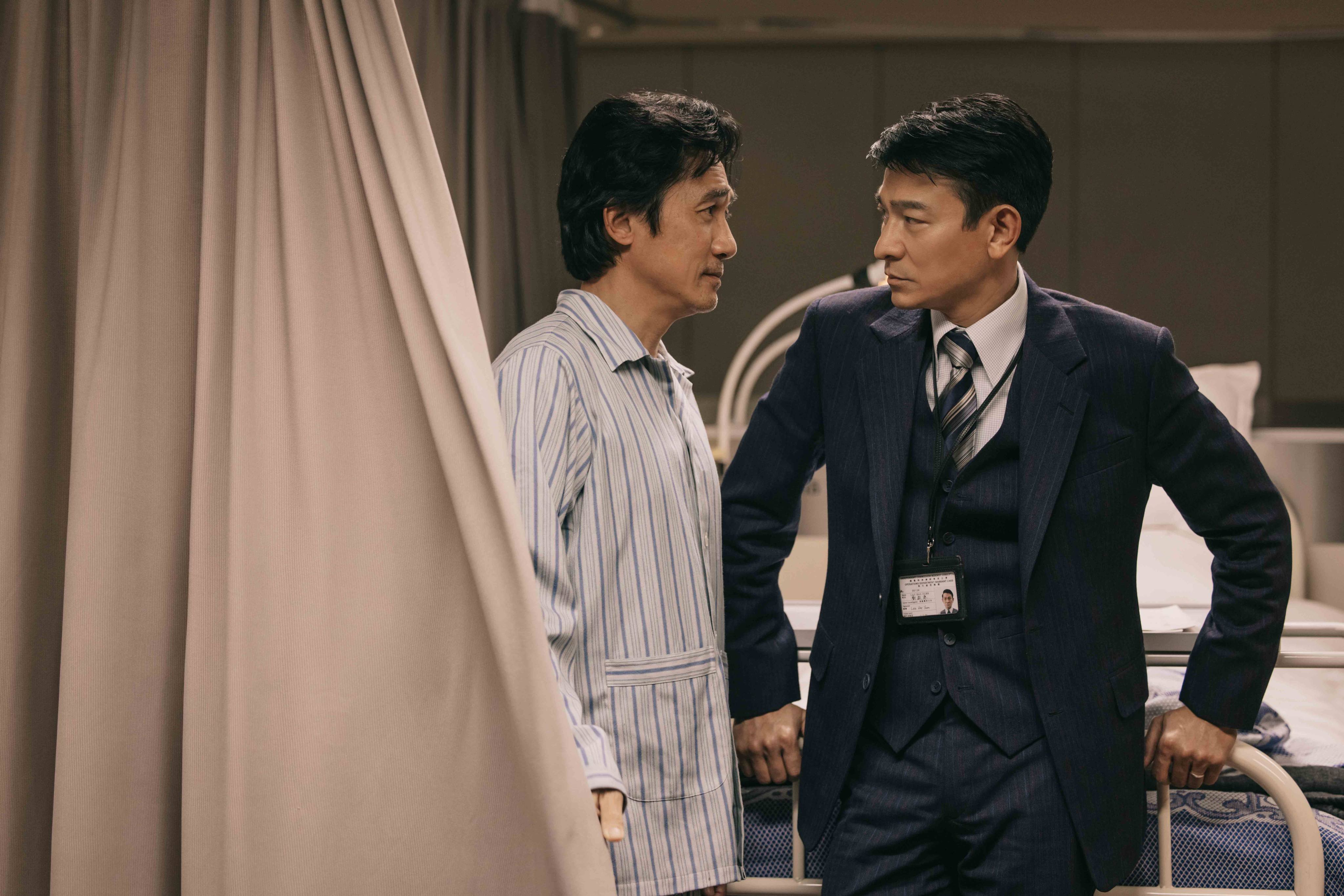 Tony Leung (left) and Andy Lau in a still from “The Goldfinger”.
