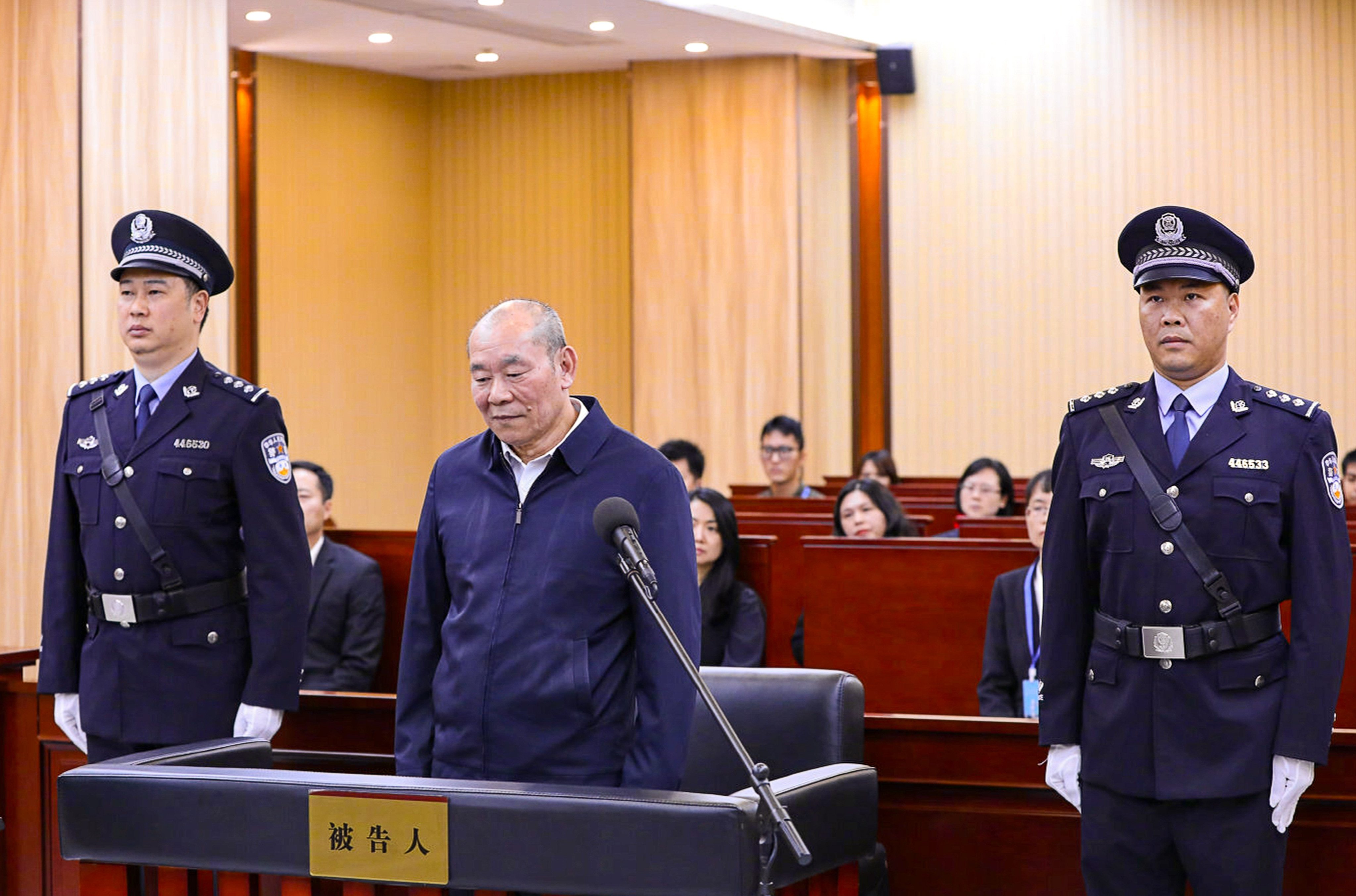 The number of senior-level anti-corruption investigations launched in China in 2023 jumped by 40 per cent compared to the previous year. Photo: Intermediate People’s Court of Jiangmen