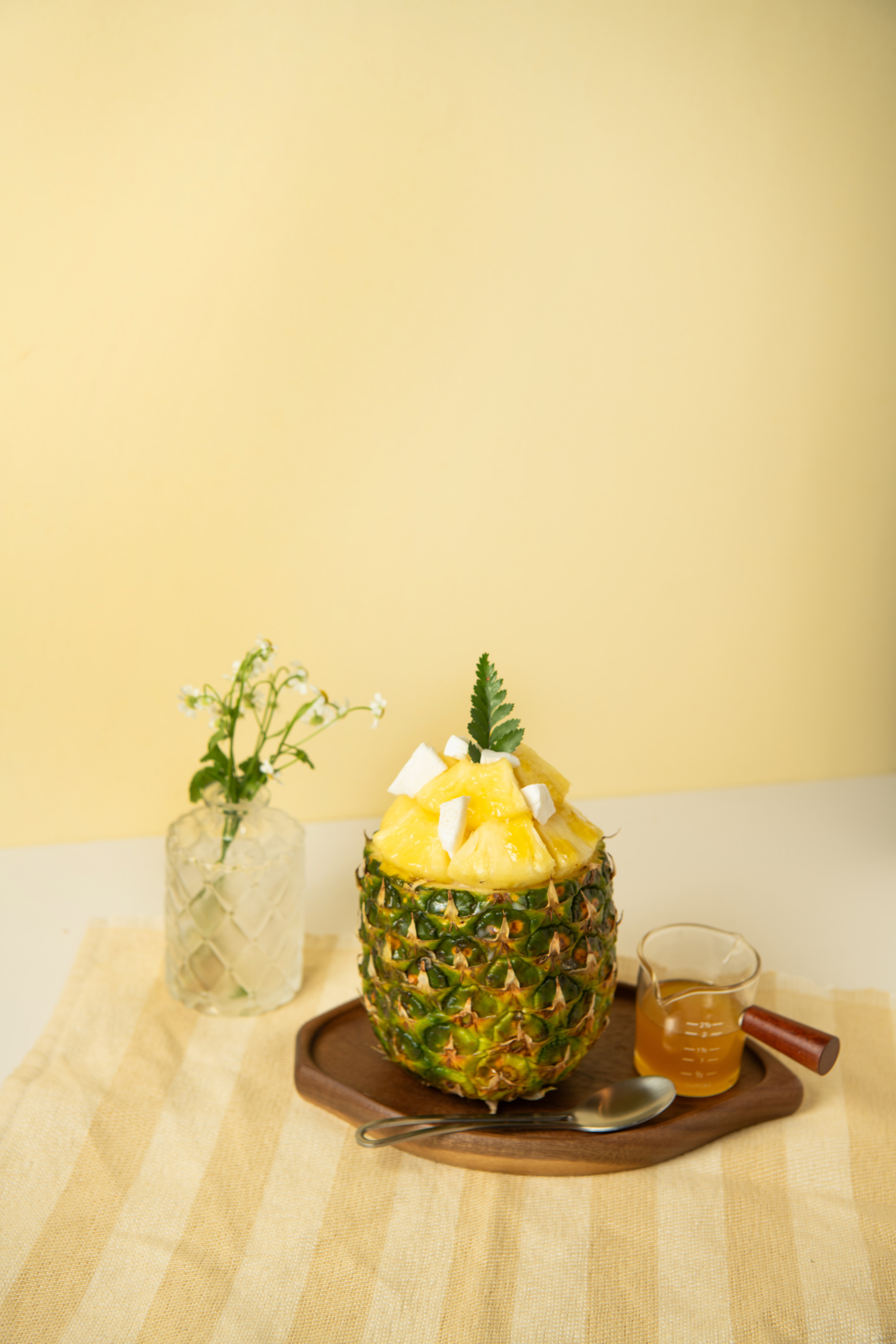 Coconut and pineapple shaved ice at Sips;;Iban, newly opened in Harbour City, Tsim Sha Tsui. Photo: Sips;;Iban