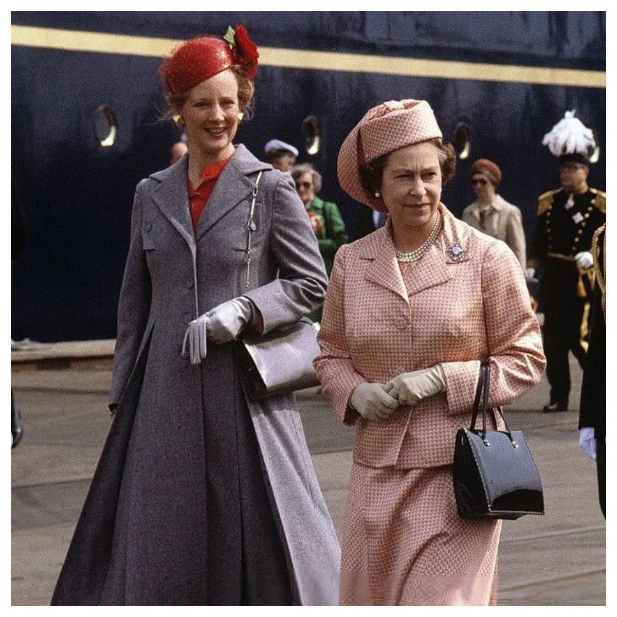 Queen Margrethe of Denmark and the late Queen Elizabeth go back a long way. Photo: @royallerblogu/Instagram