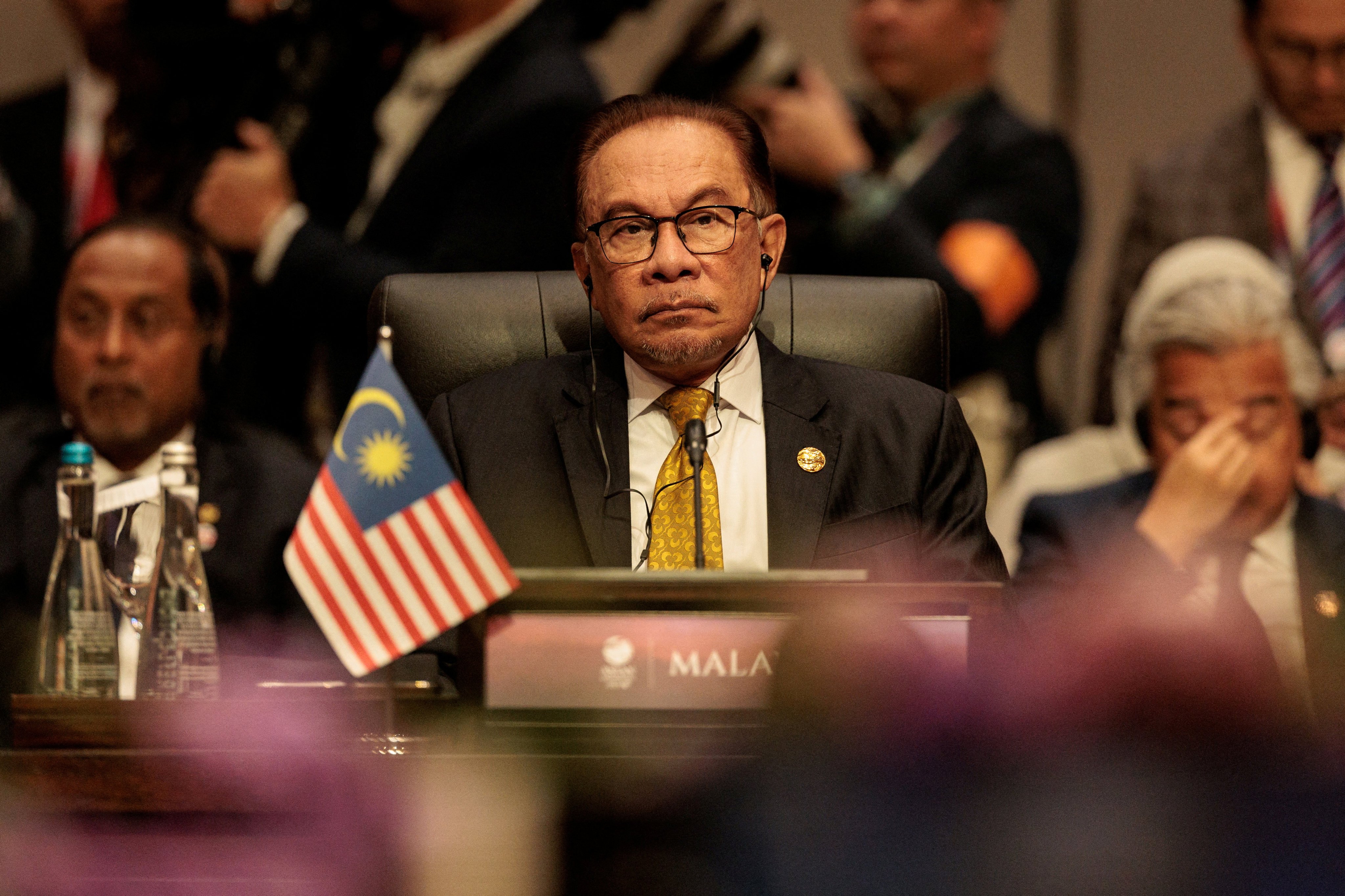 Malaysia’s Prime Minister Anwar Ibrahim has dismissed reports of attempts to oust him, saying his government “will not be affected”. Photo: Reuters