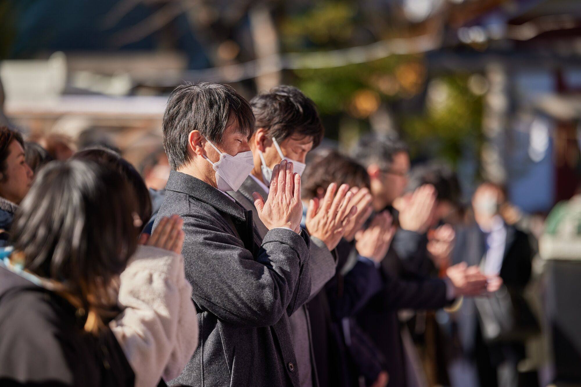 Visitors offer prayers on the first business day of the year at a shrine in Tokyo. Many Asian countries welcome Japan’s growing deterrence posture in curbing what they perceive as China’s increased attempts at economic and military coercion. Photo: Bloomberg