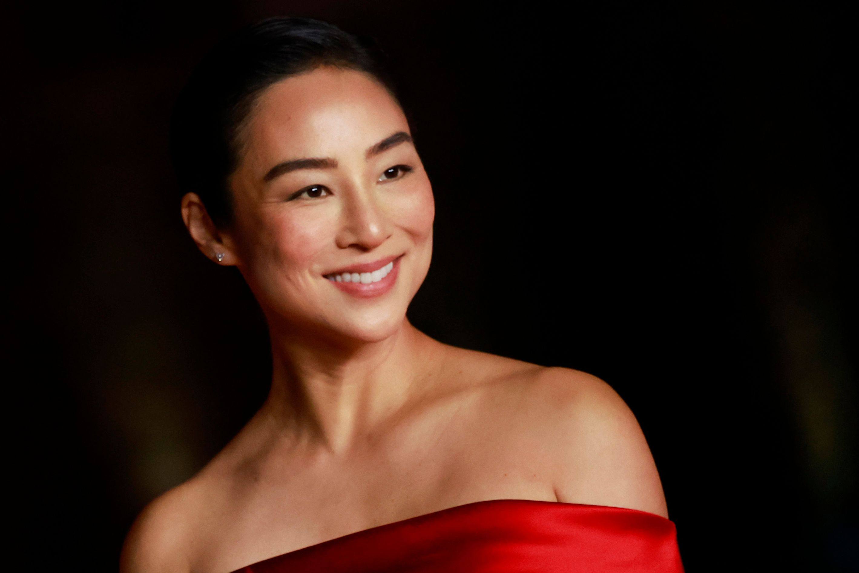 Greta Lee at last month’s Academy Museum Gala in Los Angeles, California, in the wake of her starring role in Celine Song’s romantic drama film, Past Lives. Photo: AFP
