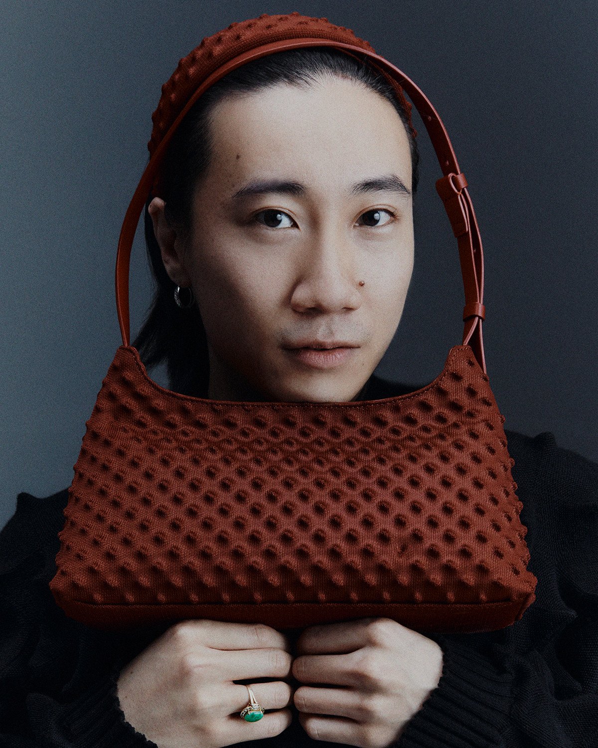 Having launched his eponymous knitwear label during the pandemic, Chet Lo’s durian-inspired tie-up with Charles & Keith marks the designer’s first foray into accessories. Photos: Handout