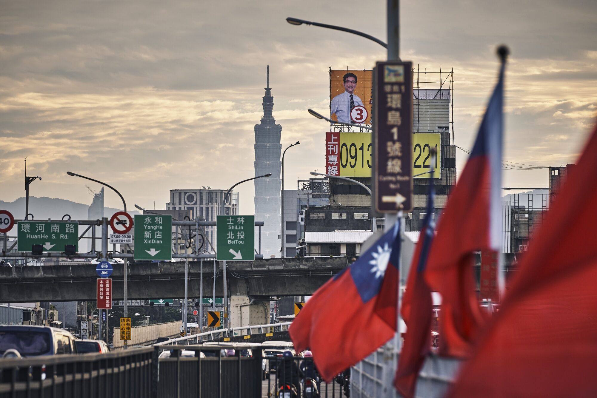 Taiwanese voters head to the polls on January 13. Photographer: Bloomberg