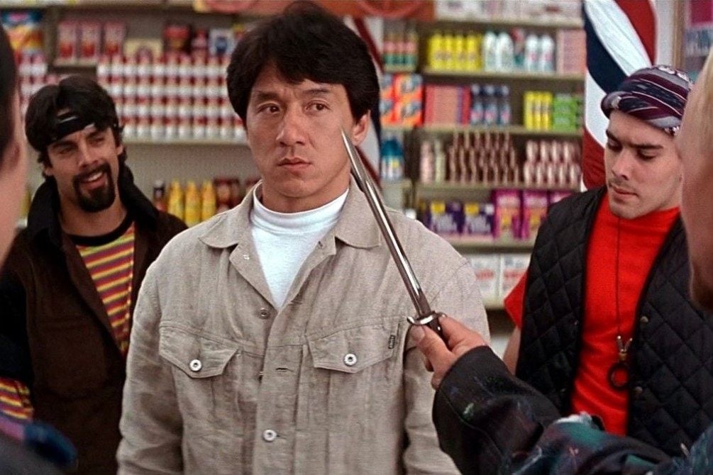 Jackie Chan in a still from “Rumble in the Bronx”, the 1995 action comedy that launched the Hong Kong martial artist’s Hollywood career. Photo: New Line Cinema