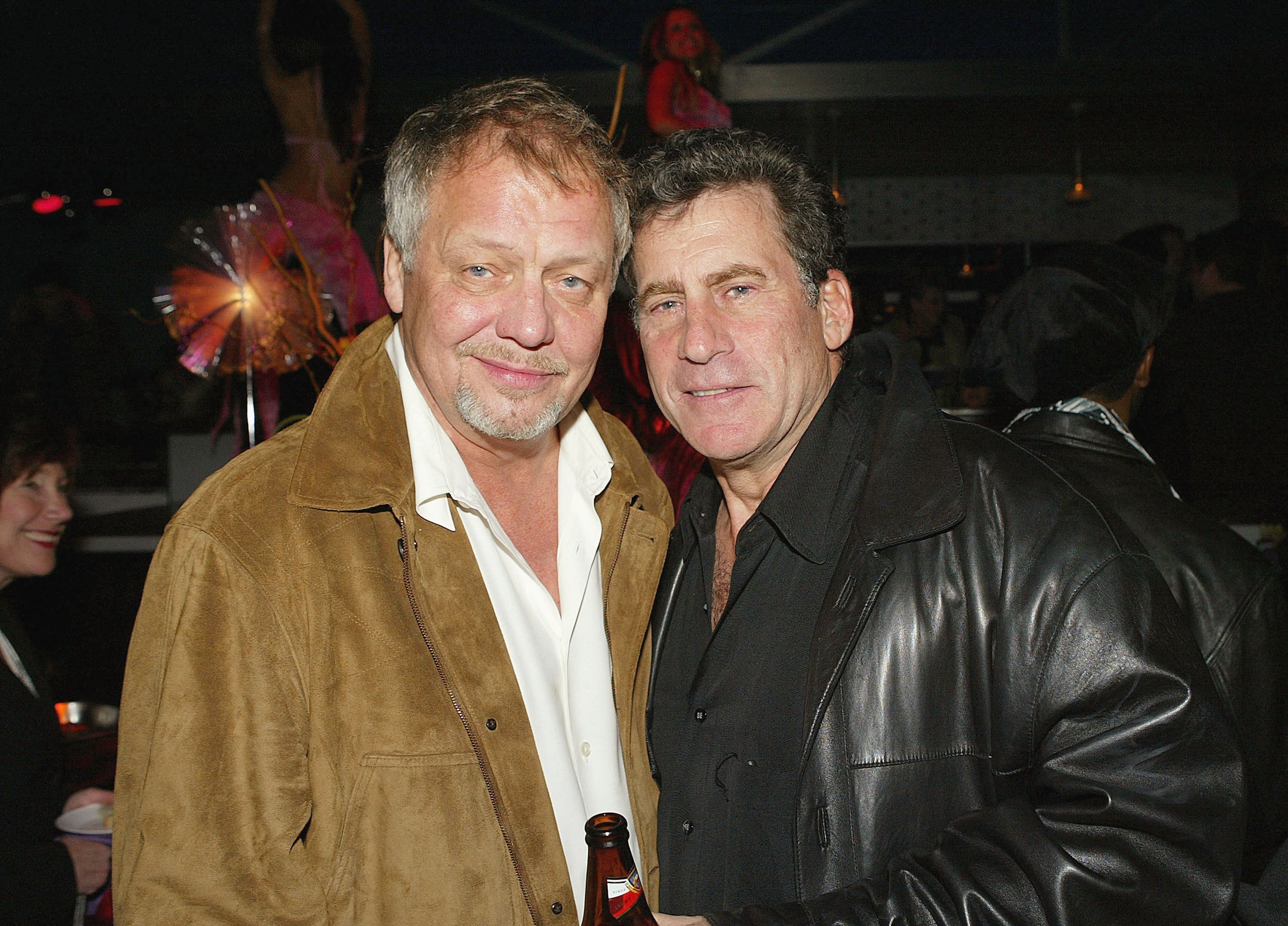 Starsky & Hutch stars David Soul, left, and Paul Micheal Glaser in 2004. Soul died on Thursday aged 80, his family announced on Friday. Photo: Getty Images North America / AFP
