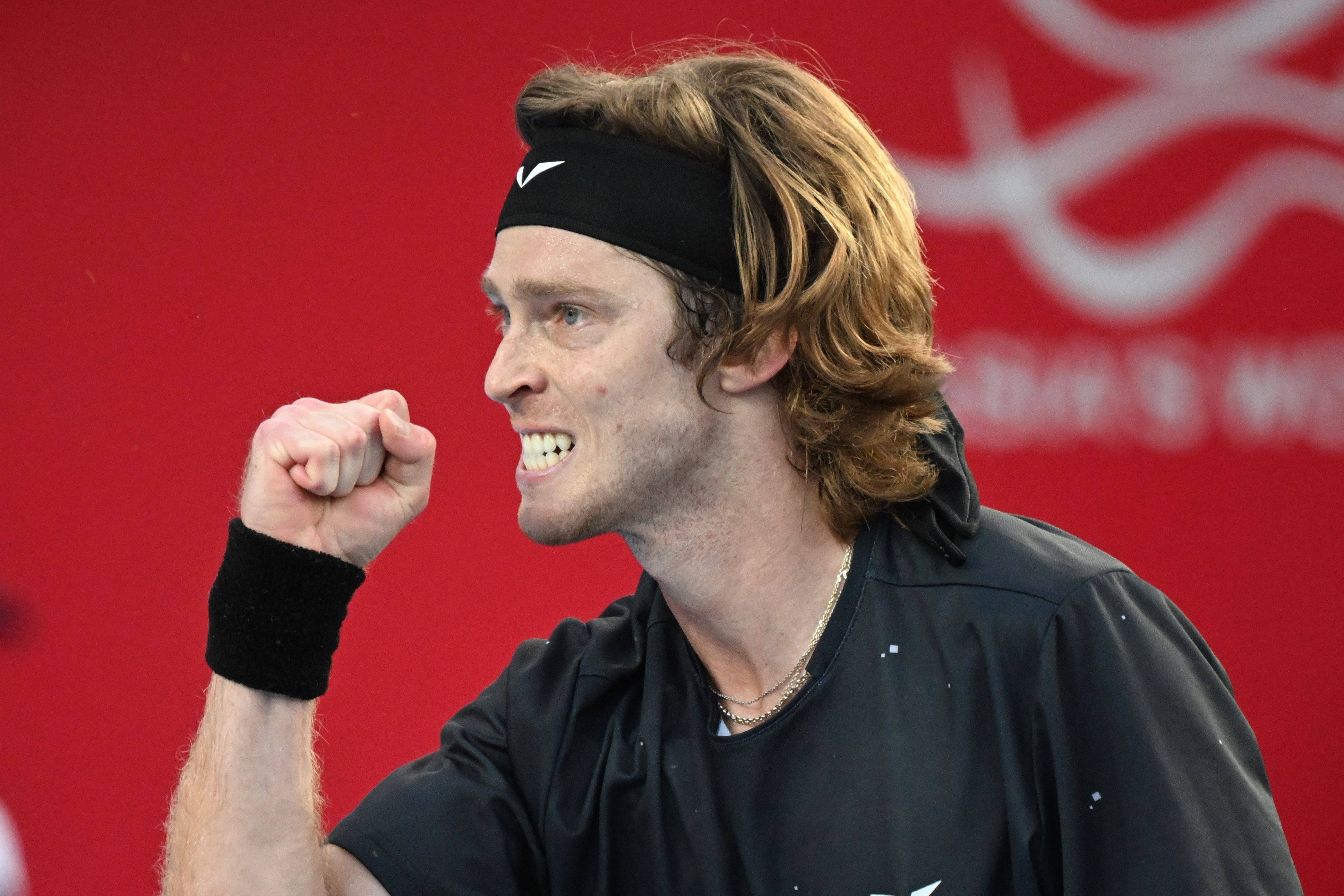 Andrey Rublev won the Hong Kong Tennis Open with victory over Emil Ruusuovuri. Photo: AFP