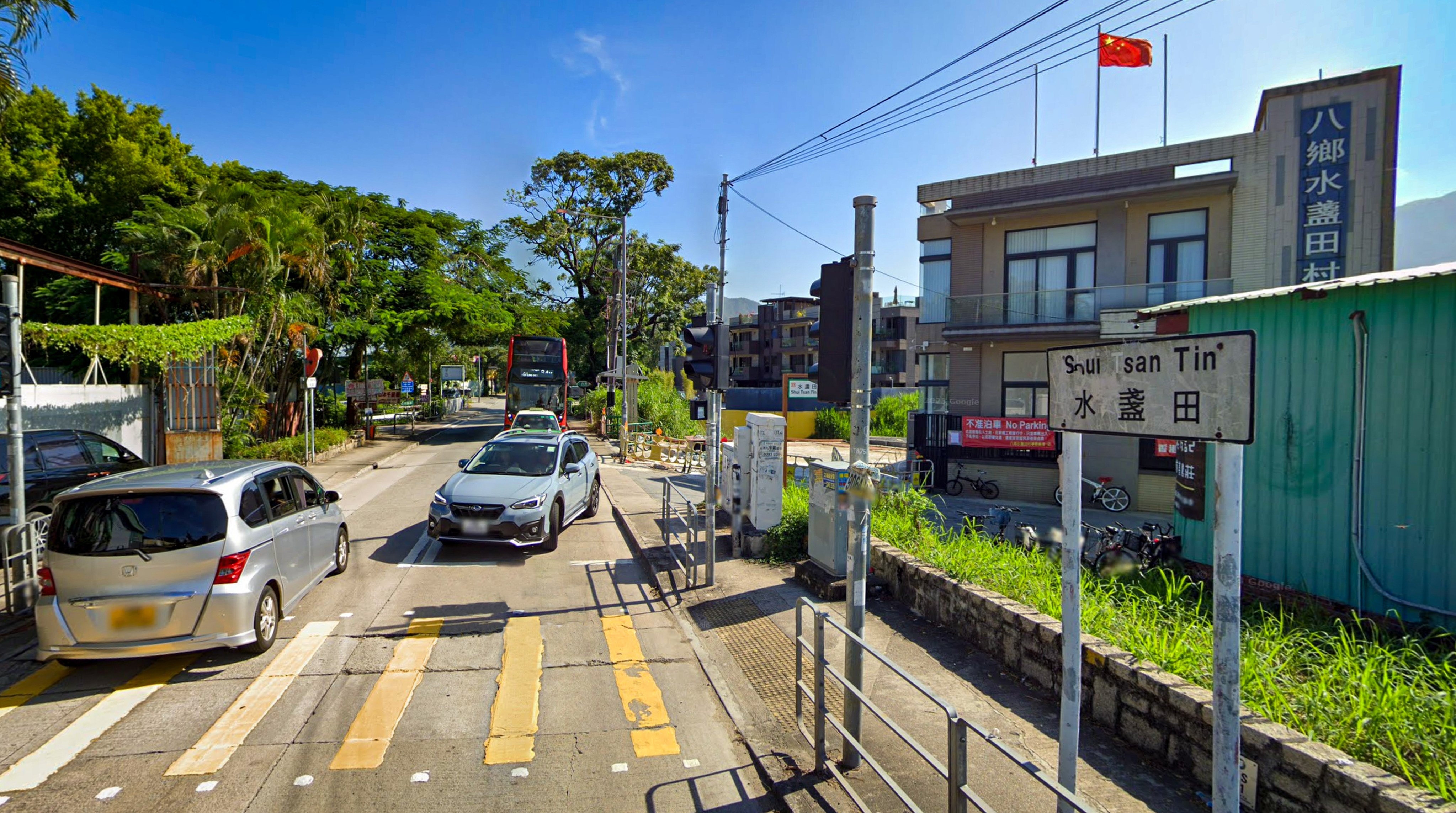 Kam Sheung Road, where the victim was struck. She was rushed to Tuen Mun Hospital, but was later certified dead. Photo: Google Maps