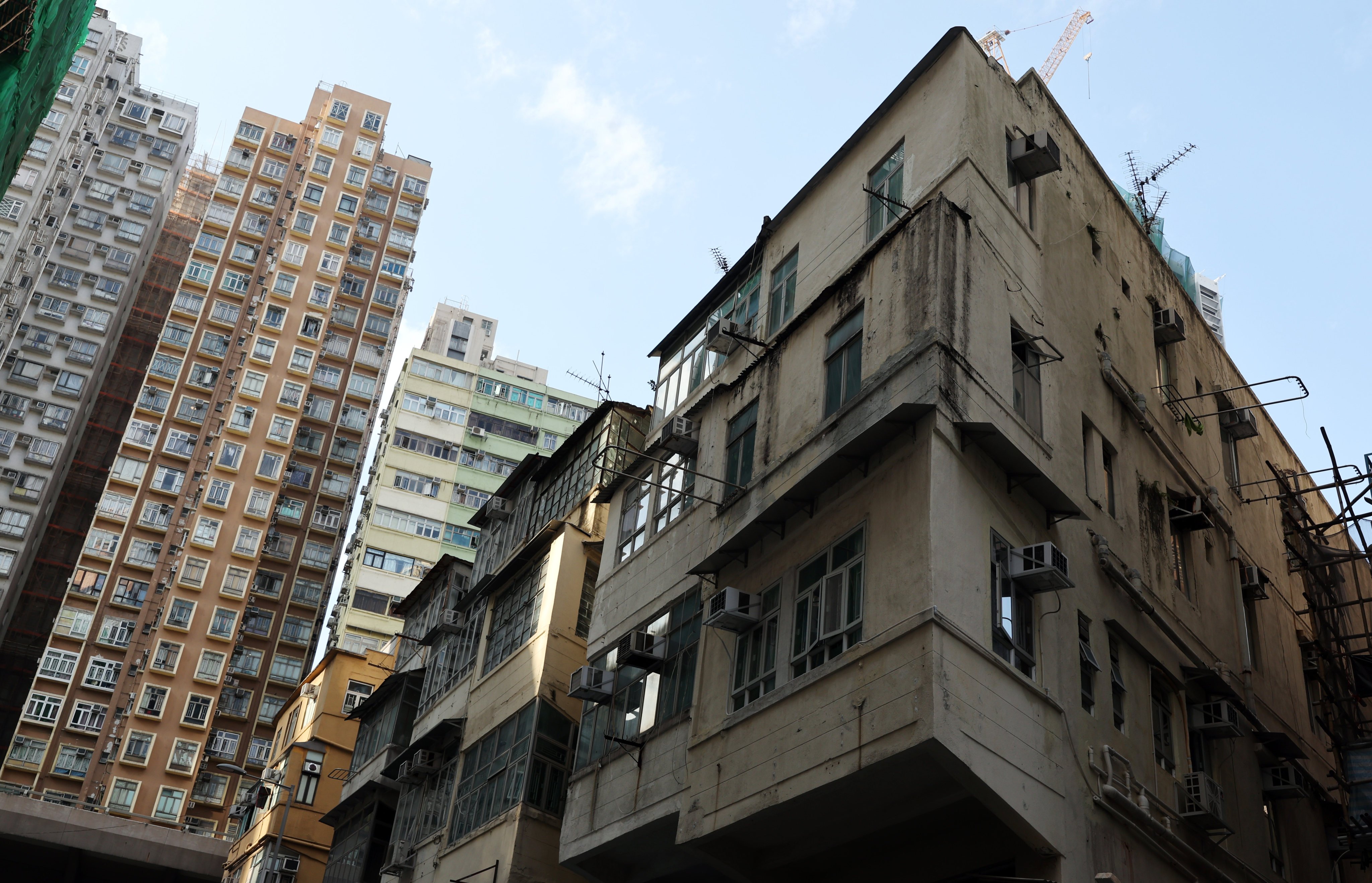 The number of private buildings aged 50 and above rose from 4,300 to 9,200 between 2011 and 2021, according to official figures. Photo: Edmond So