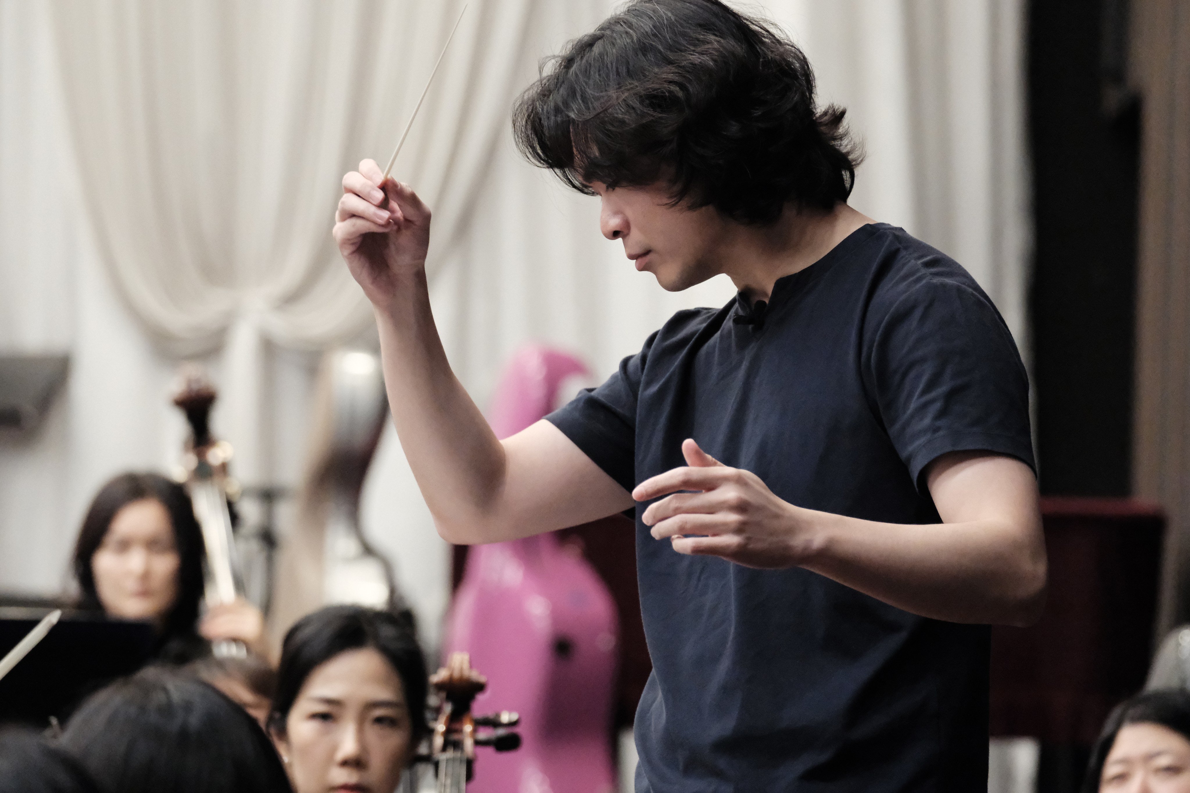 Young Hong Kong-born conductor Wilson Ng moved to South Korea in 2019. He was appointed the first principal guest conductor of the Hankyung Arte Philharmonic in November 2023. Photo: Jiseok Jo