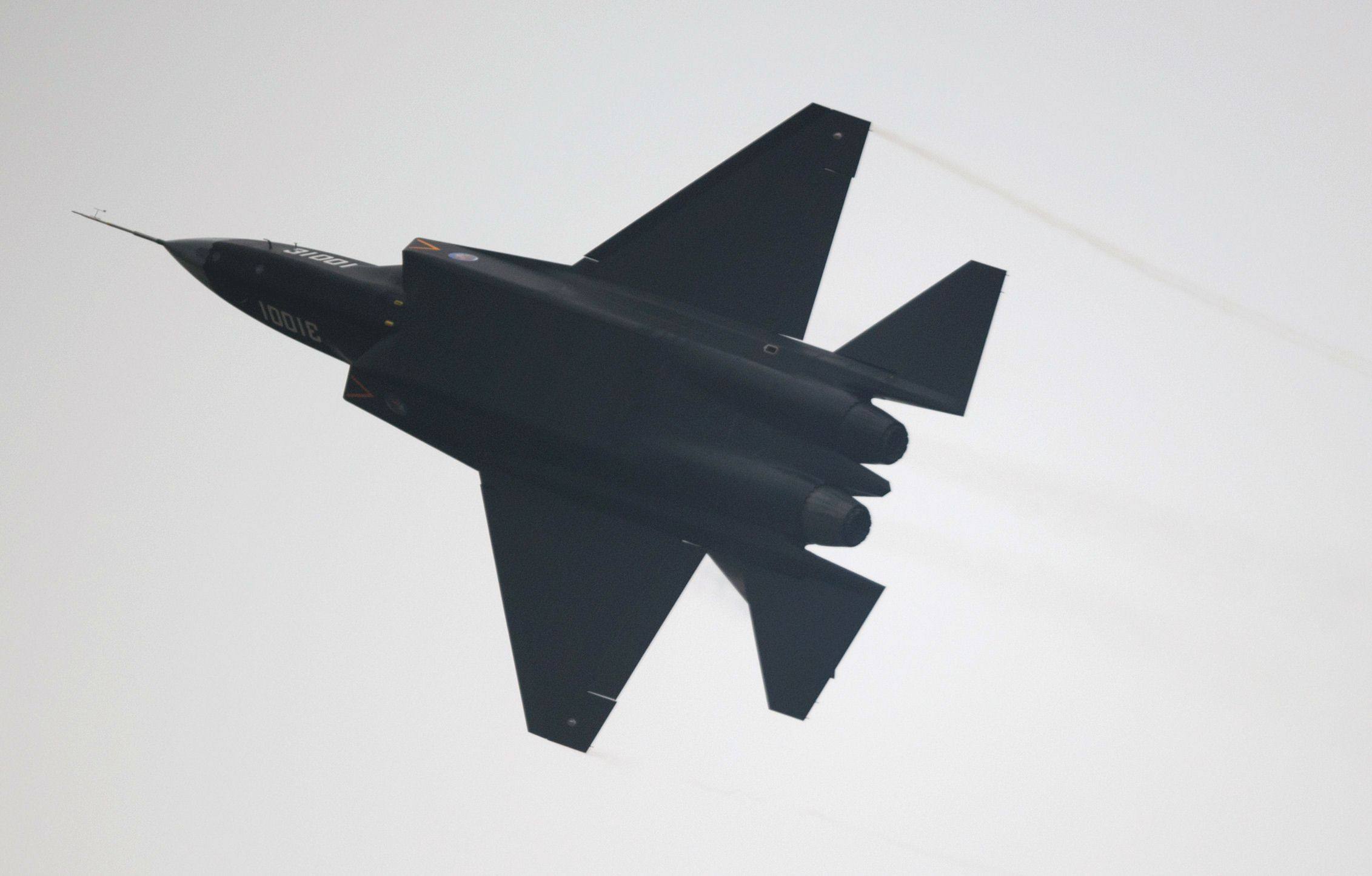A Chinese J-31 stealth fighter. China has actively marketed the J-31 to foreign governments that do not have access to advanced Western military technology for political reasons. Photo: AFP