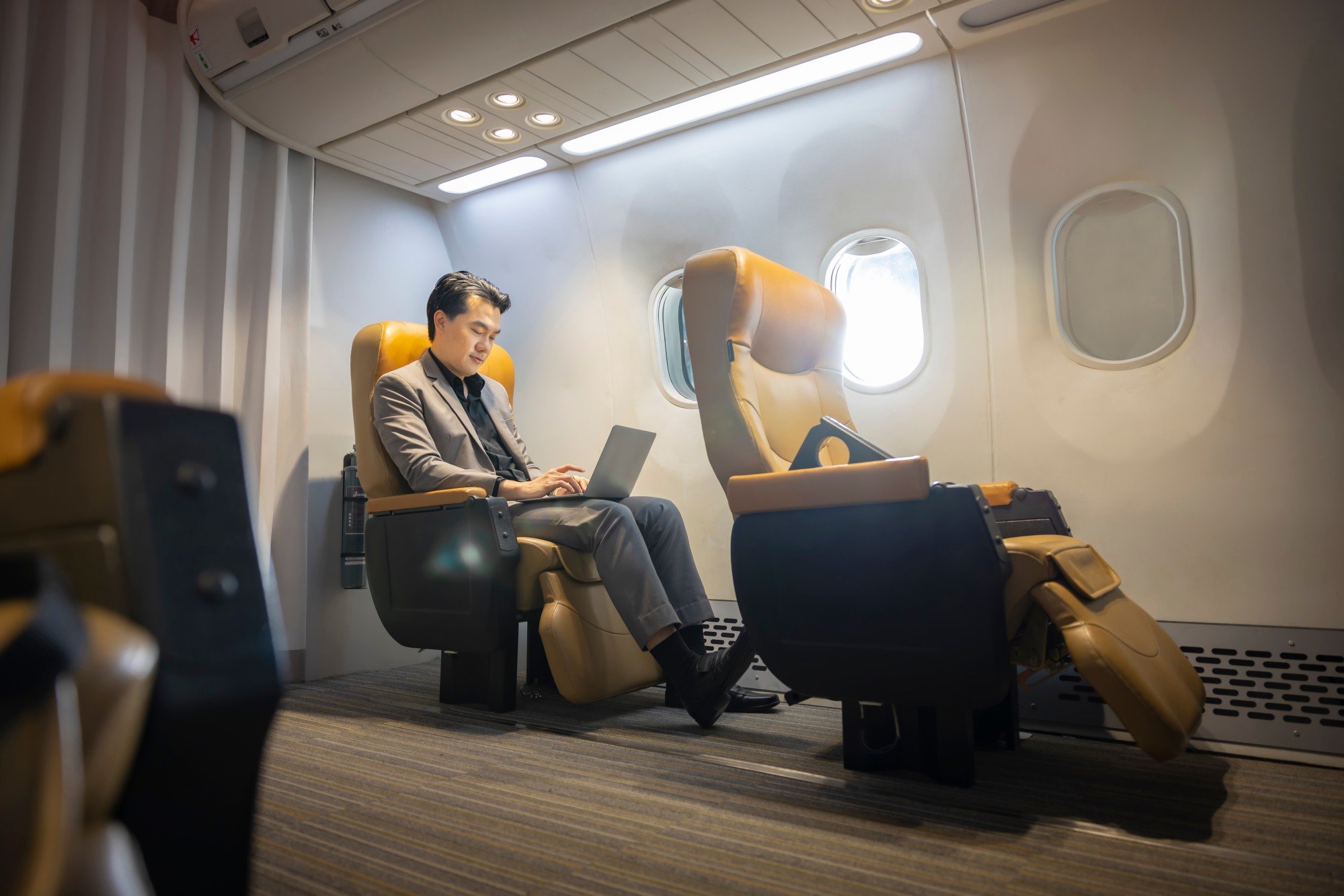 The man had bought two first-class tickets and was insistent that this should entitle him to a third seat for free. Photo: Shutterstock