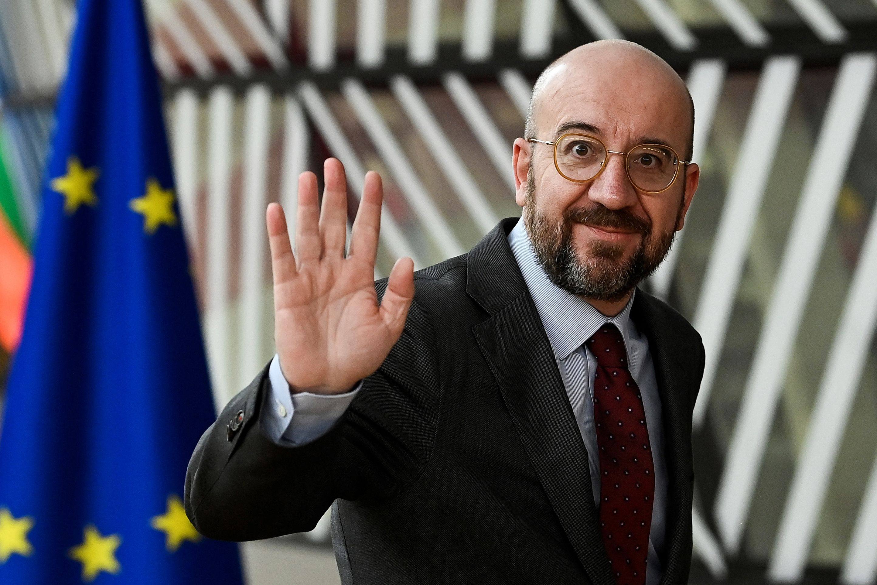 Charles Michel said on Sunday he will step down early from his position as European Council president. Photo: AFP