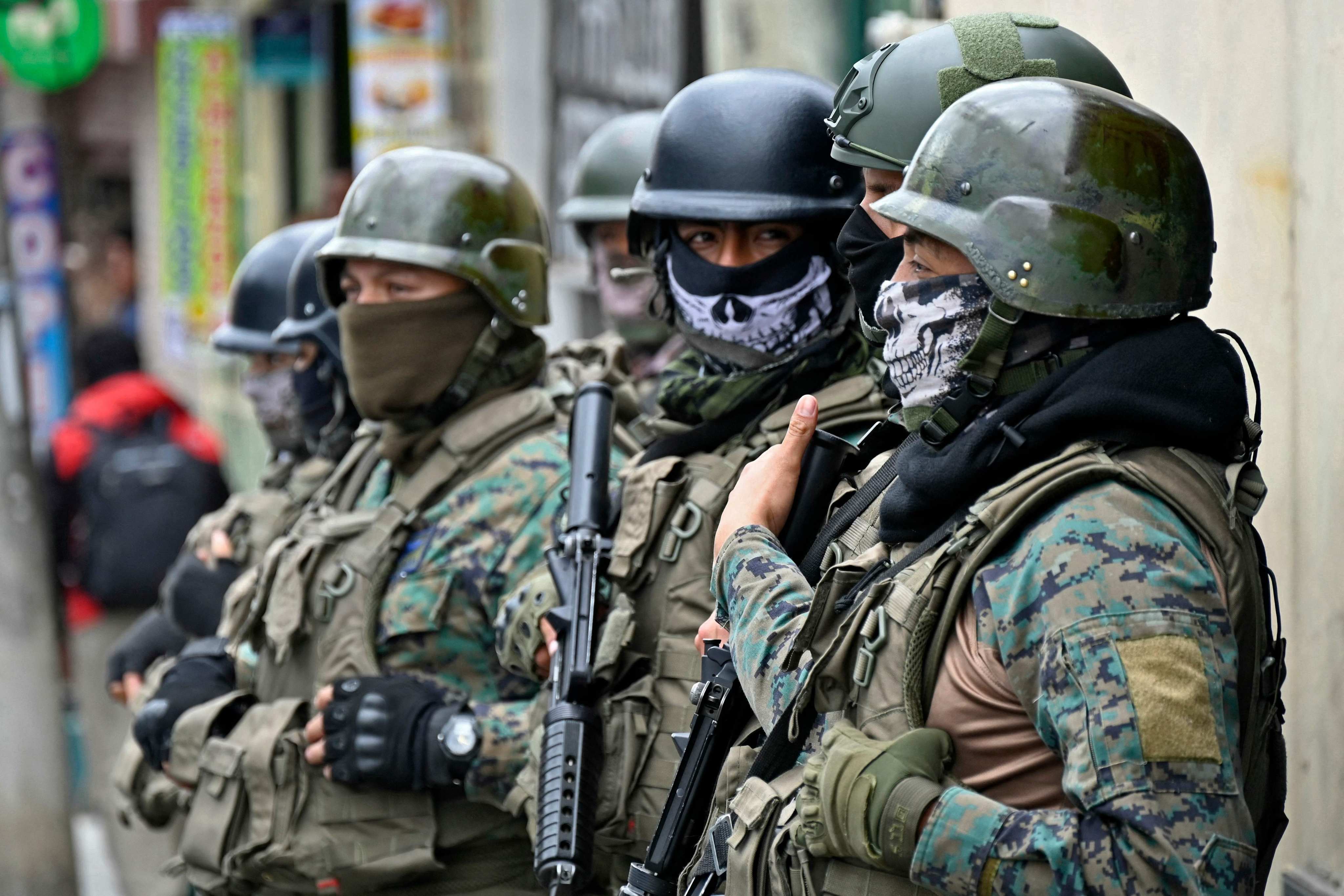 President Daniel Noboa announced a 60-day mobilisation of soldiers in Ecuador’s streets and prisons. Photo: AFP