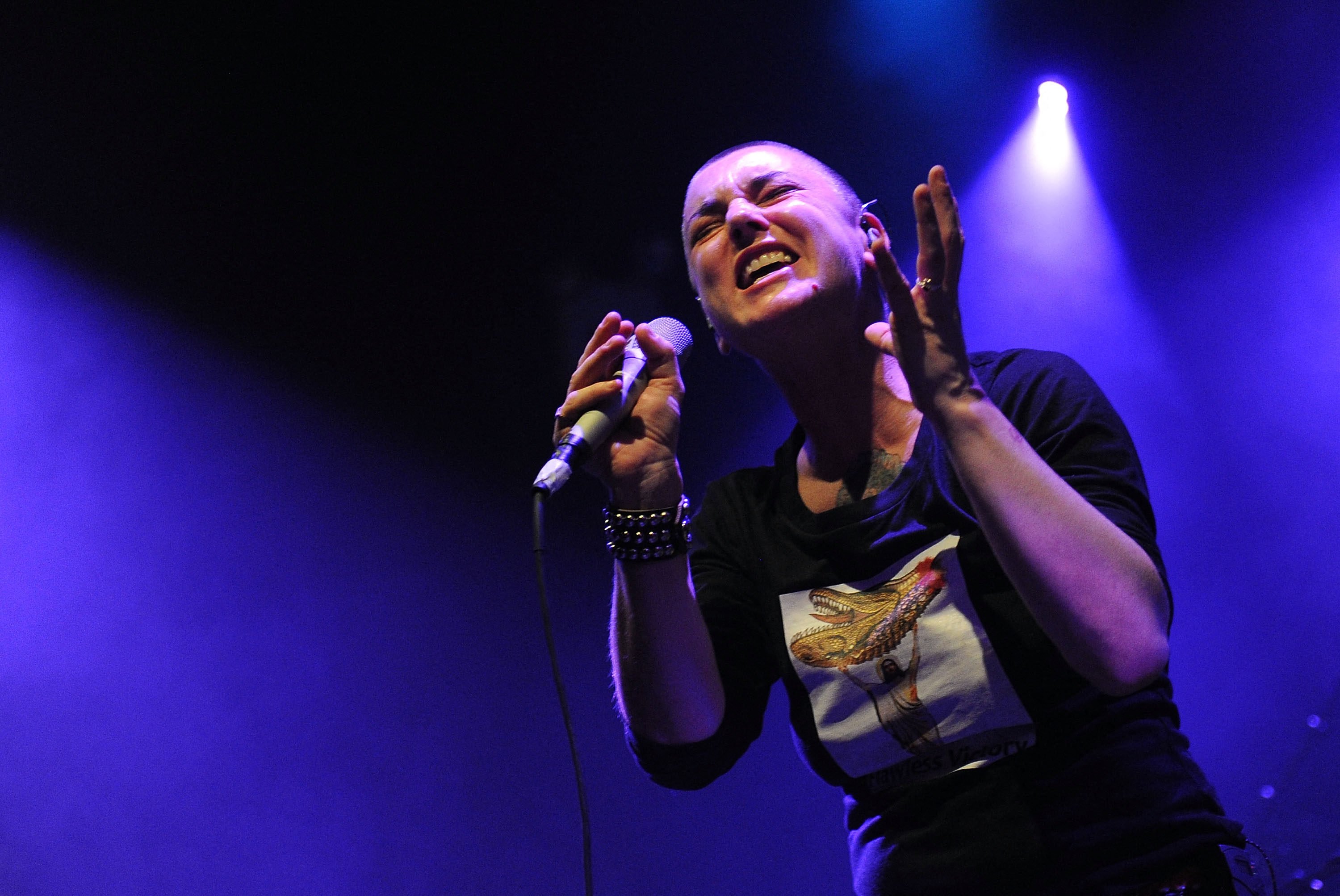 Irish singer Sinead O’Connor performs at the Highline Ballroom in New York in February 2012. Photo: AFP