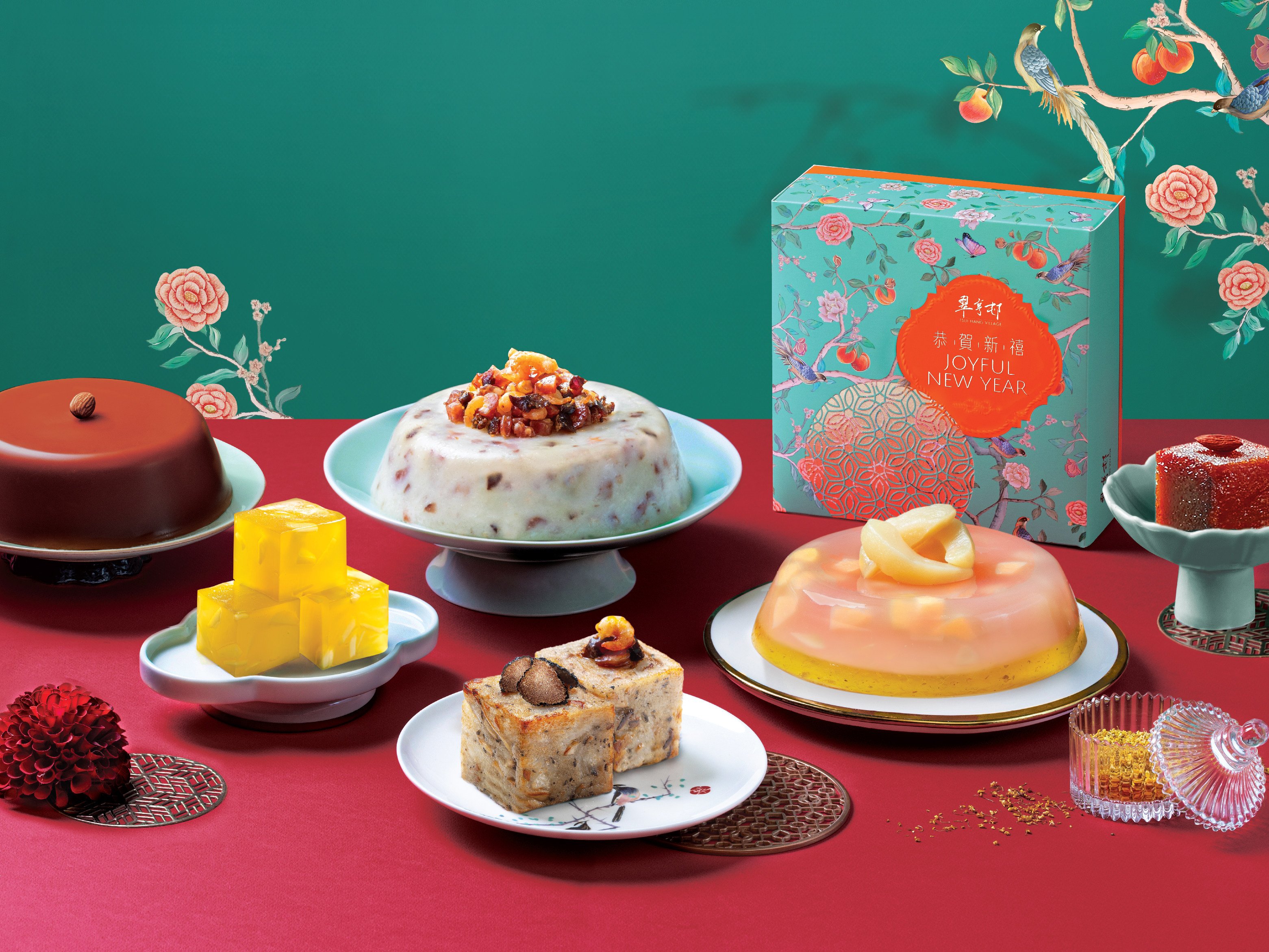 Assorted Chinese New Year puddings from Tsui Hang Village. Order your puddings early to save money and avoid disappointment – see our pick of the early-bird discounts from 10 Hong Kong restaurants and hotels. Photo: Tsui Hang Village