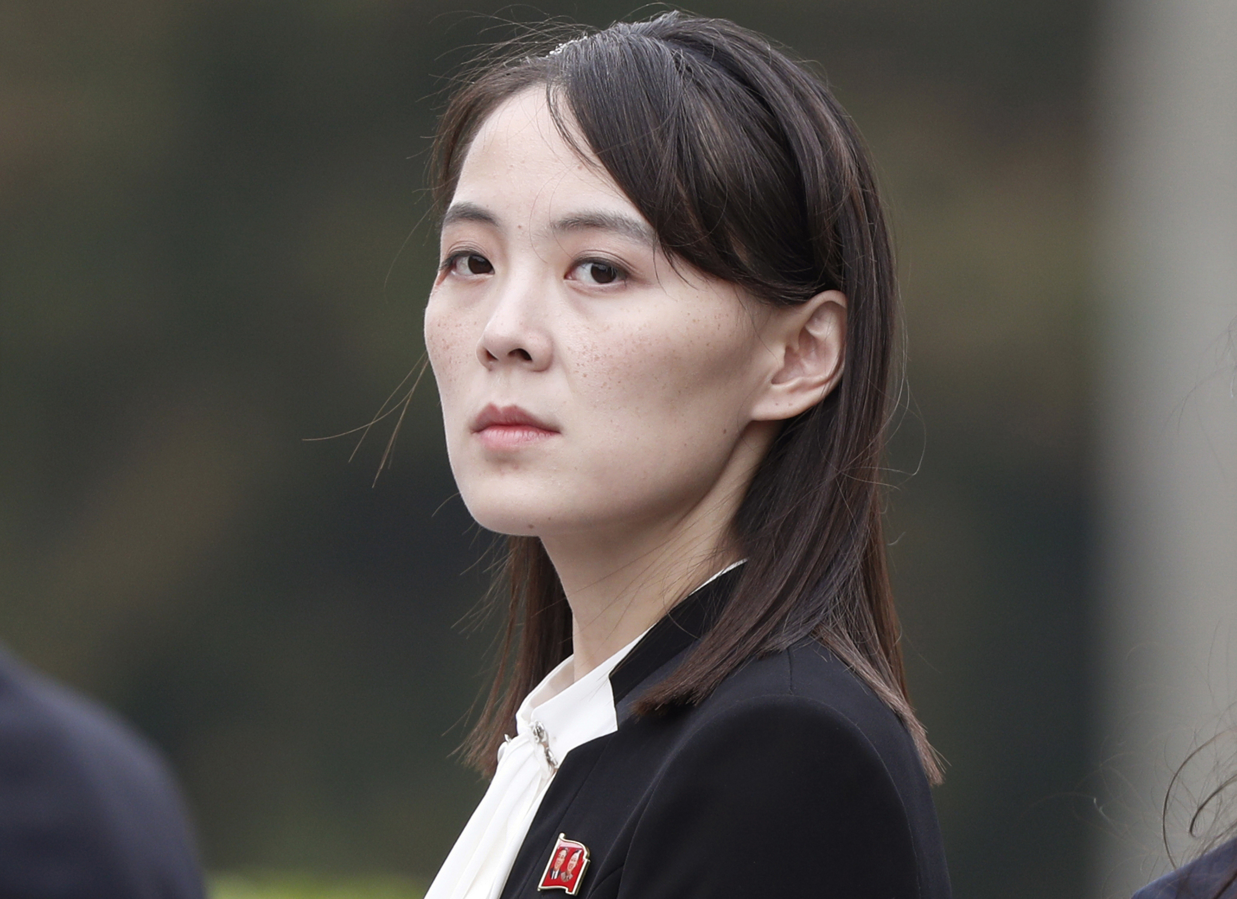Kim Yo-jong, sister of North Korea’s leader Kim Jong-un, attends a wreath-laying ceremony at Ho Chi Minh’s Mausoleum in Hanoi, Vietnam, on March 2, 2019. Kim Yo-jong has issued a statement on South Korea’s diplomatic and defence strategies. Photo: AP 