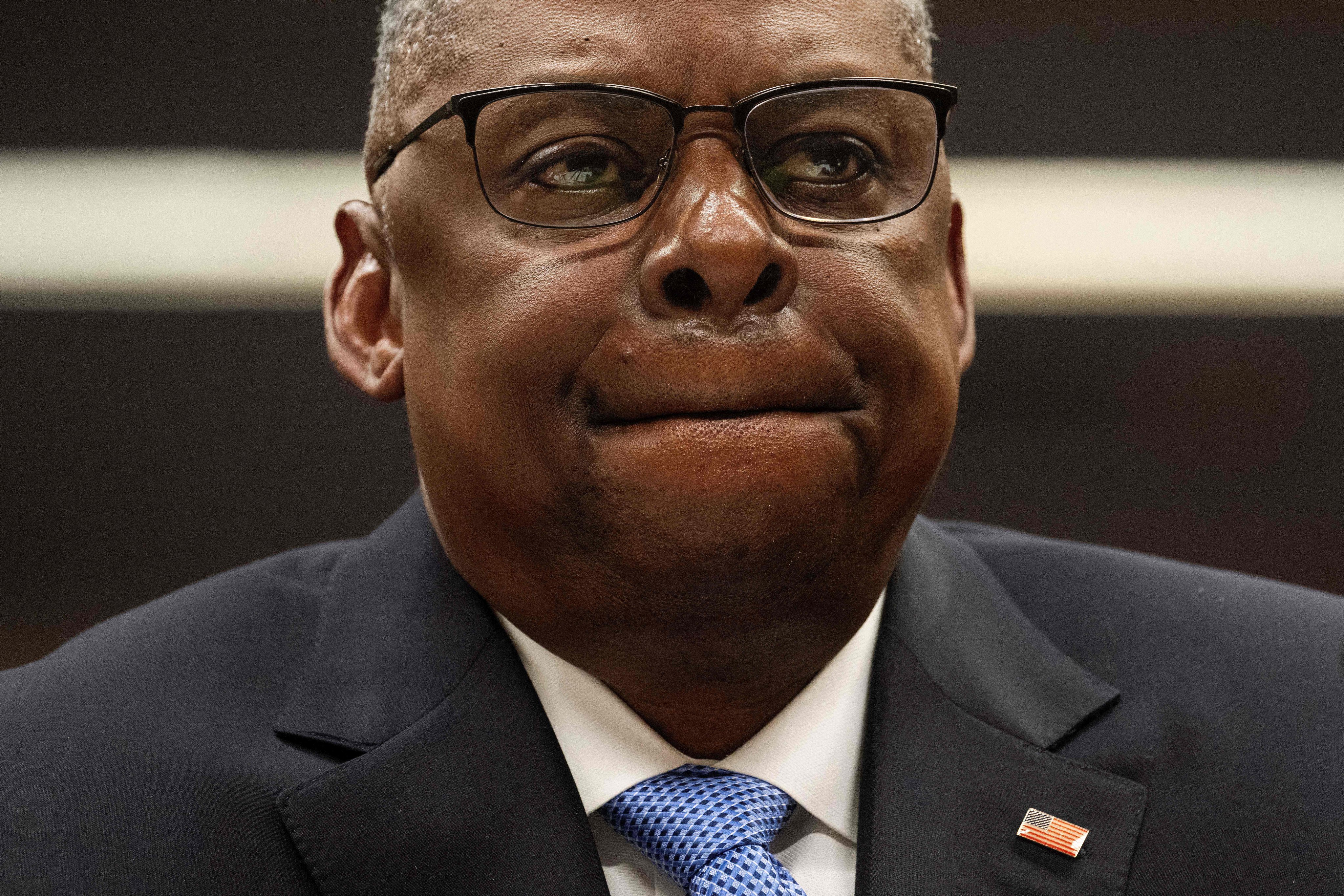 US Defence Secretary Lloyd Austin testifies during a Senate Appropriations Subcommittee on Defense hearing in May 2023. Photo: AFP