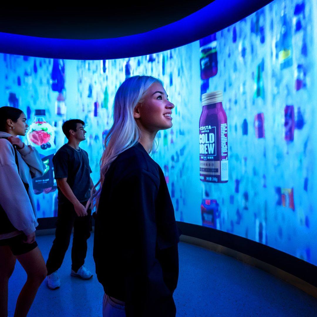 Visitors can also sample unreleased drink formulas and provide feedback. Photo: Instagram/@worldofcocacola