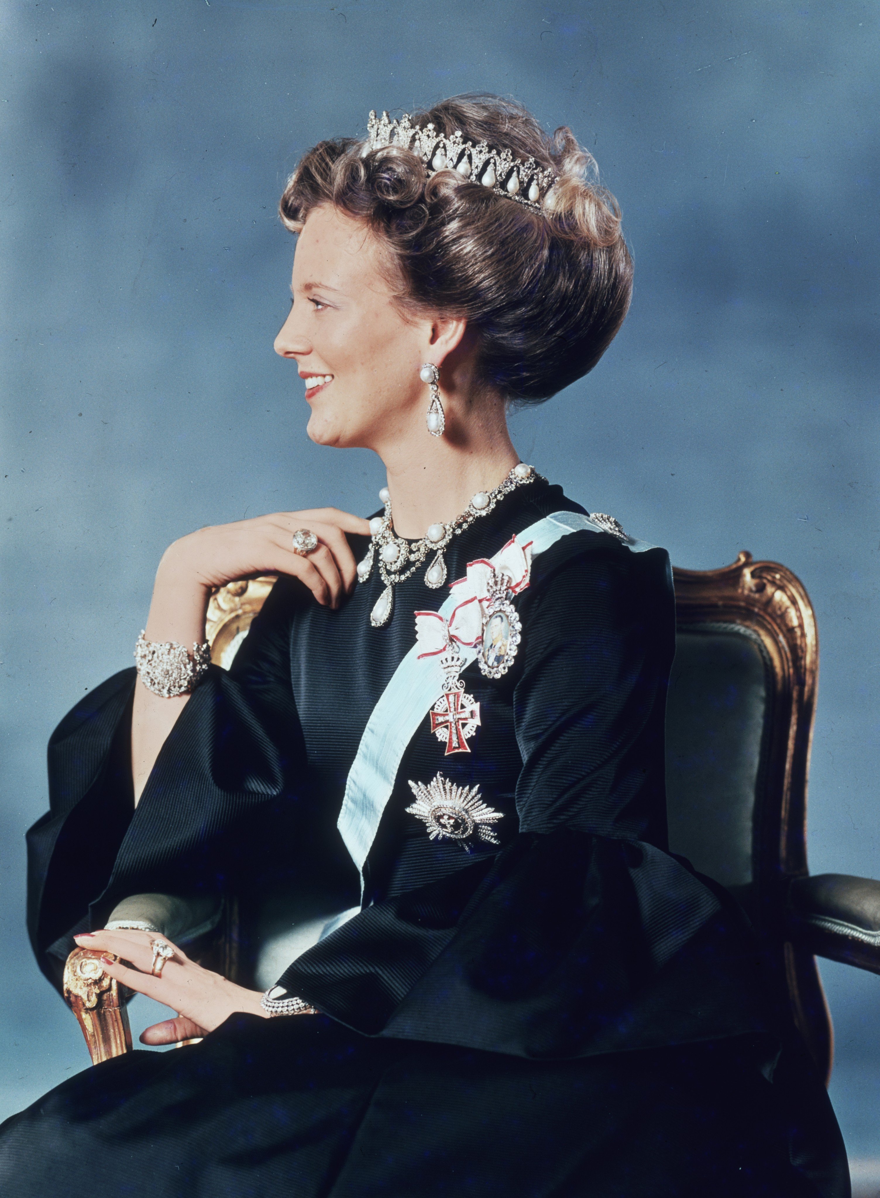 Denmark’s Margrethe II in her first official photograph as queen in 1972. There were some emperors in Chinese history who, like Margrethe, also abdicated, but sometimes it was forced. Photo: Getty Images