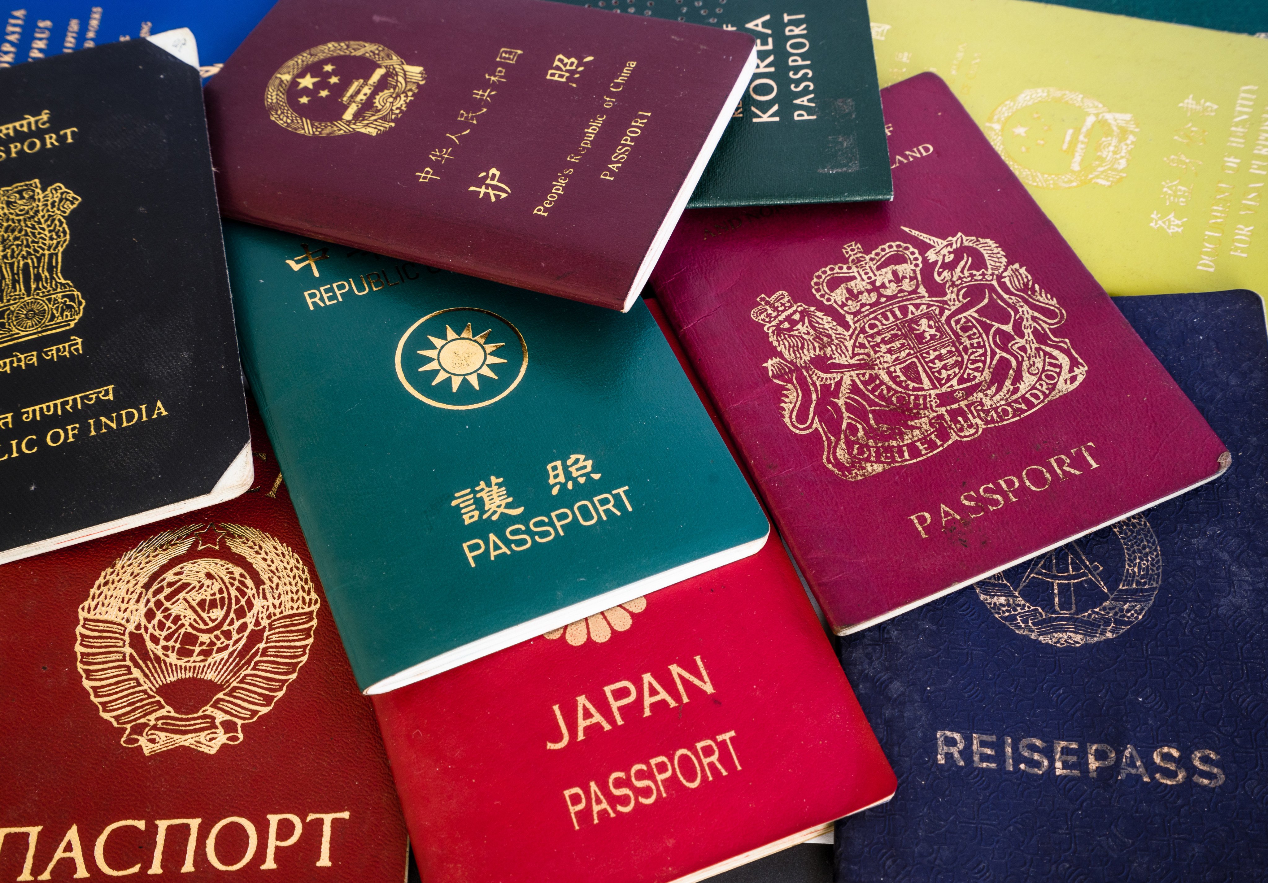 The annual Henley Passport Index for 2024 found that 6 nations share top spot for the most powerful travel document with visa-free access to 194 of 227 destinations. Photo: Shutterstock