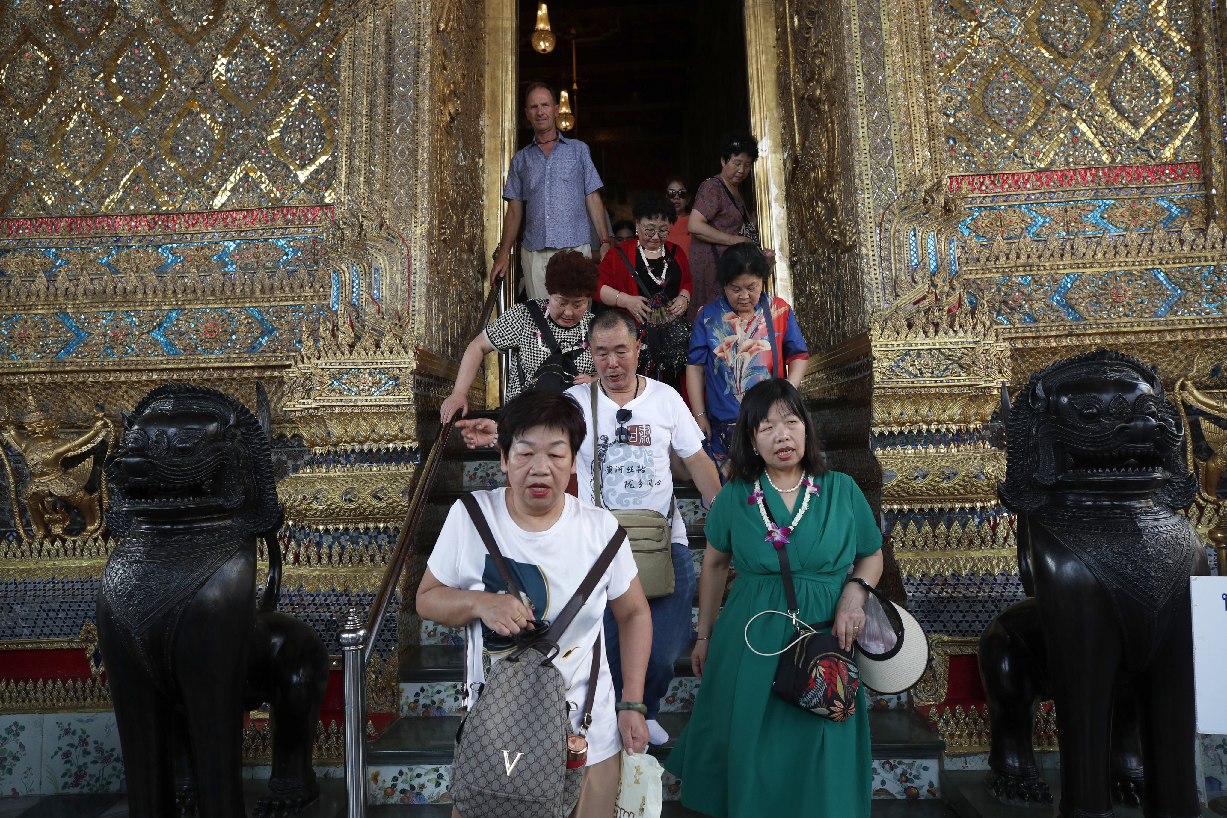 Chinese arrivals in Thailand were estimated at 2.7 million last year, lower than the target of 5 million. Photo: EPA-EFE