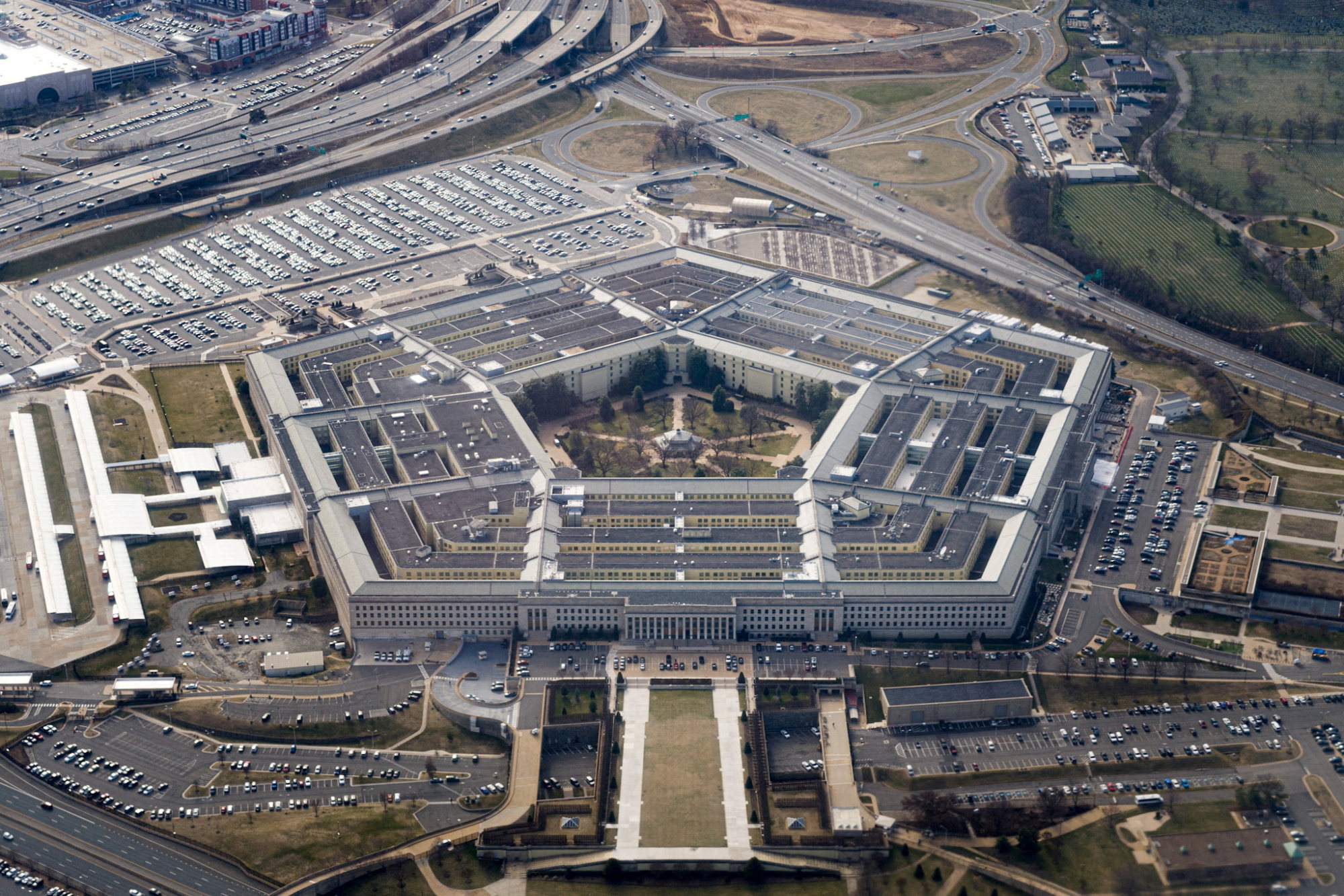 An aerial view of the Pentagon, headquarters for the US Department of Defence, located outside Washington DC. Photo: Reuters