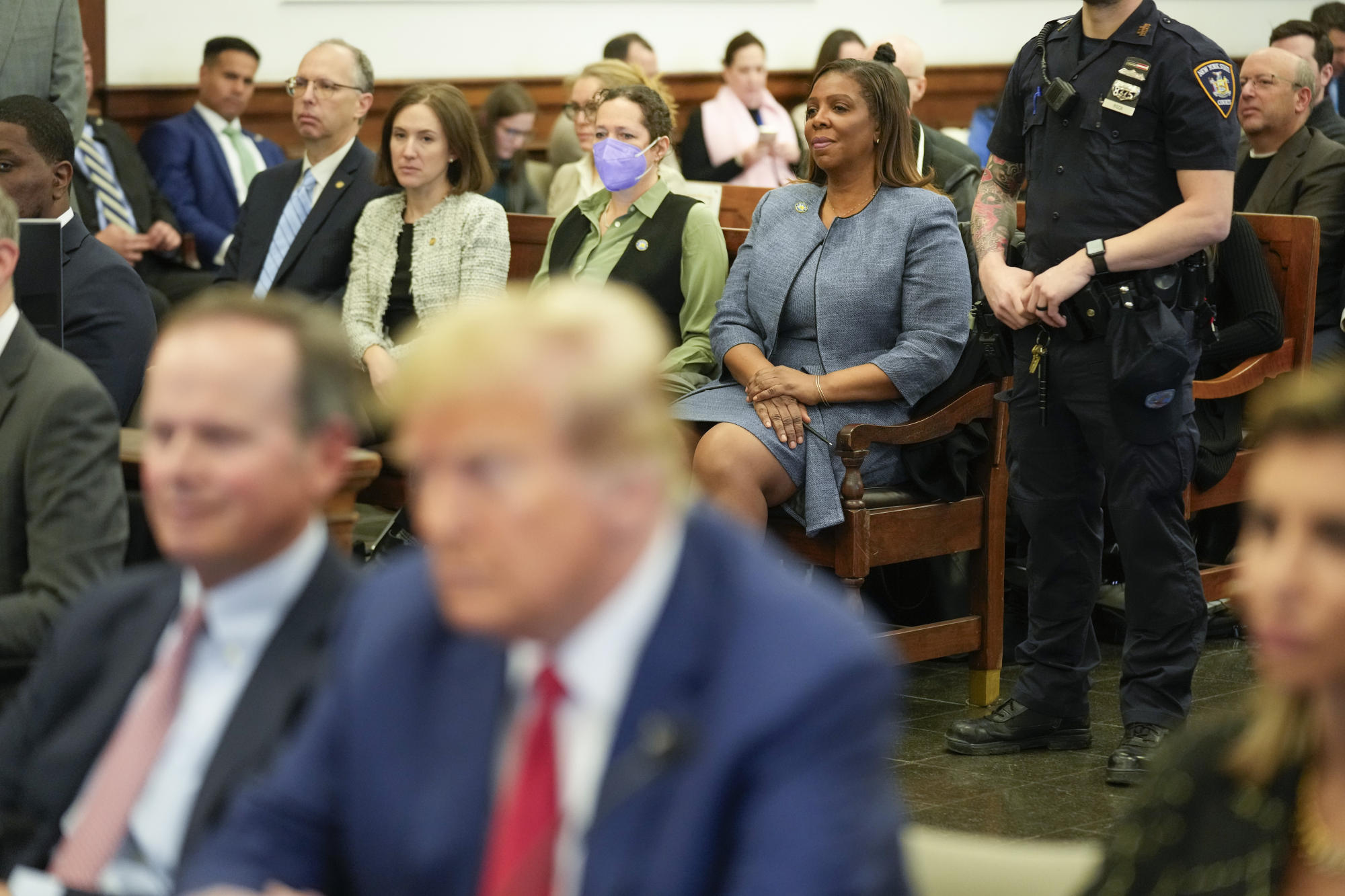 Donald Trump defies judge, gives courtroom speech on last day of New ...