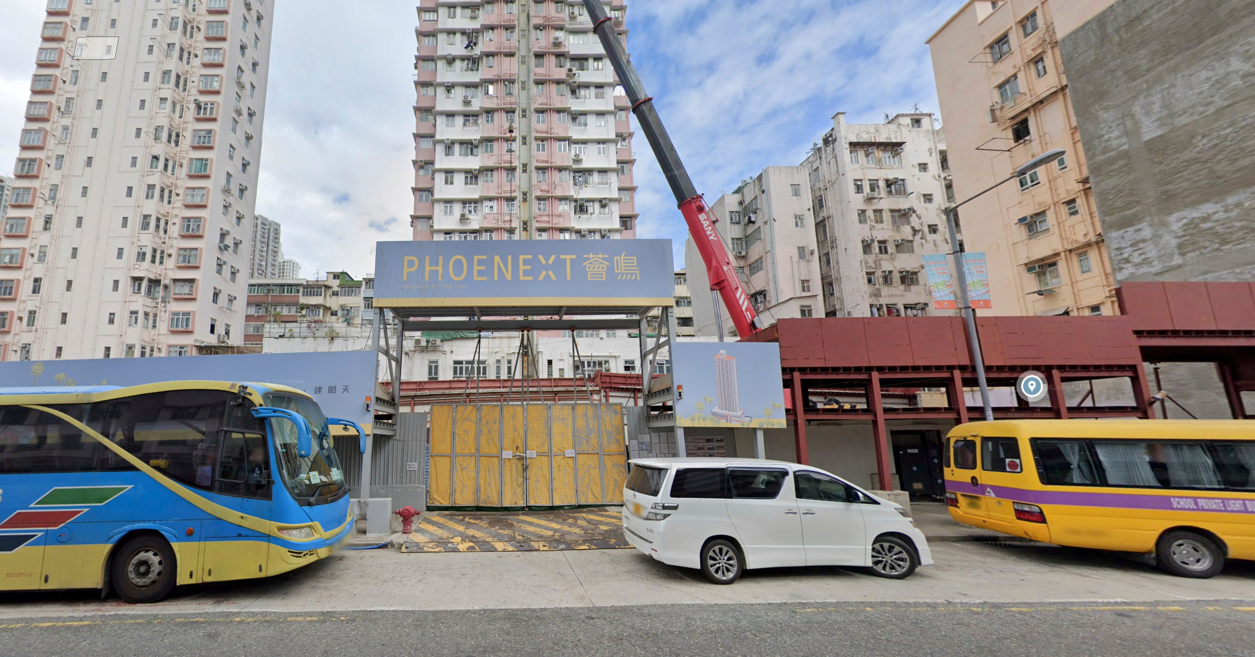 The site of Phoenext in Wong Tai Sin. Photo: Google