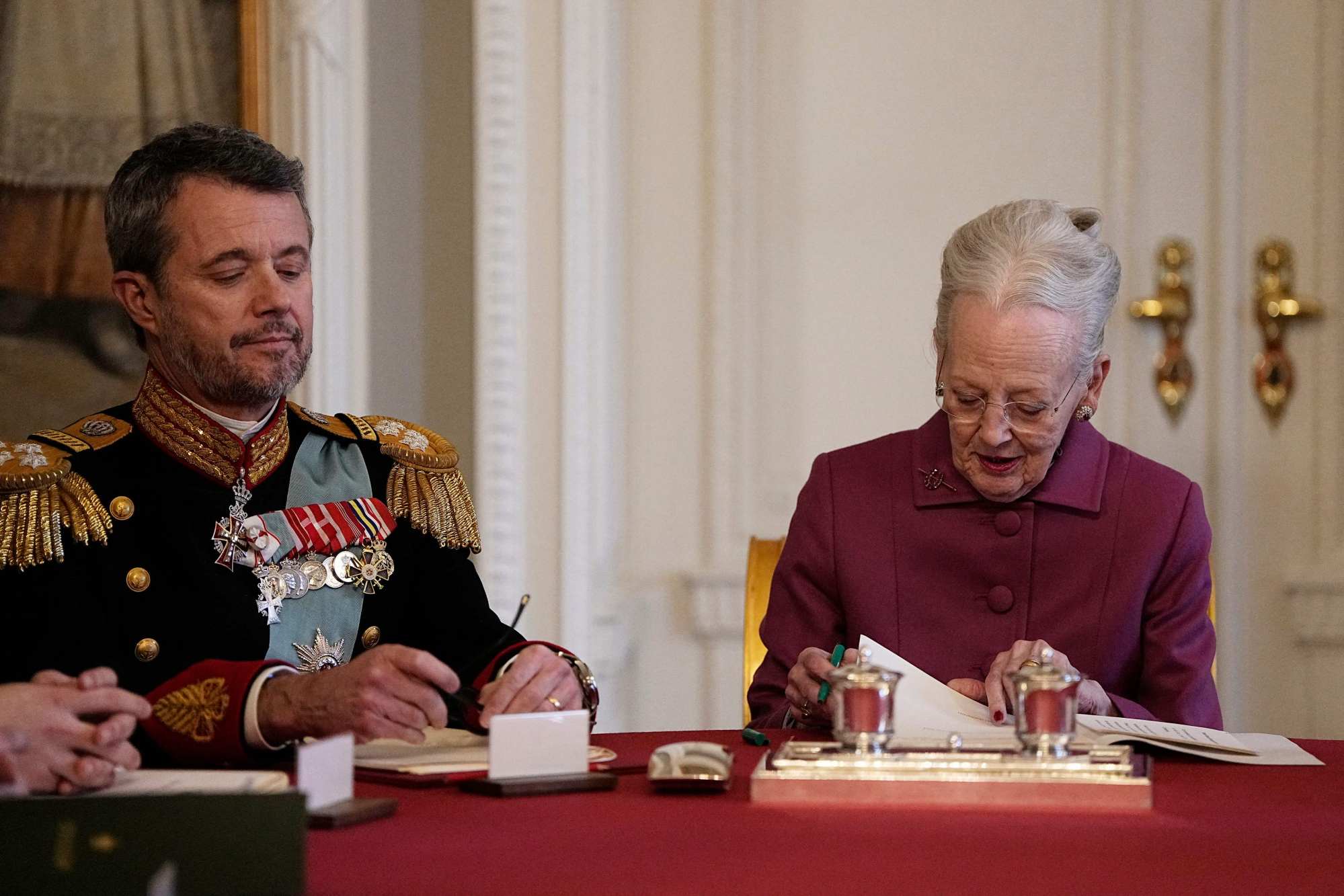 Denmark’s King Frederik X takes throne after his mother Queen Margrethe ...