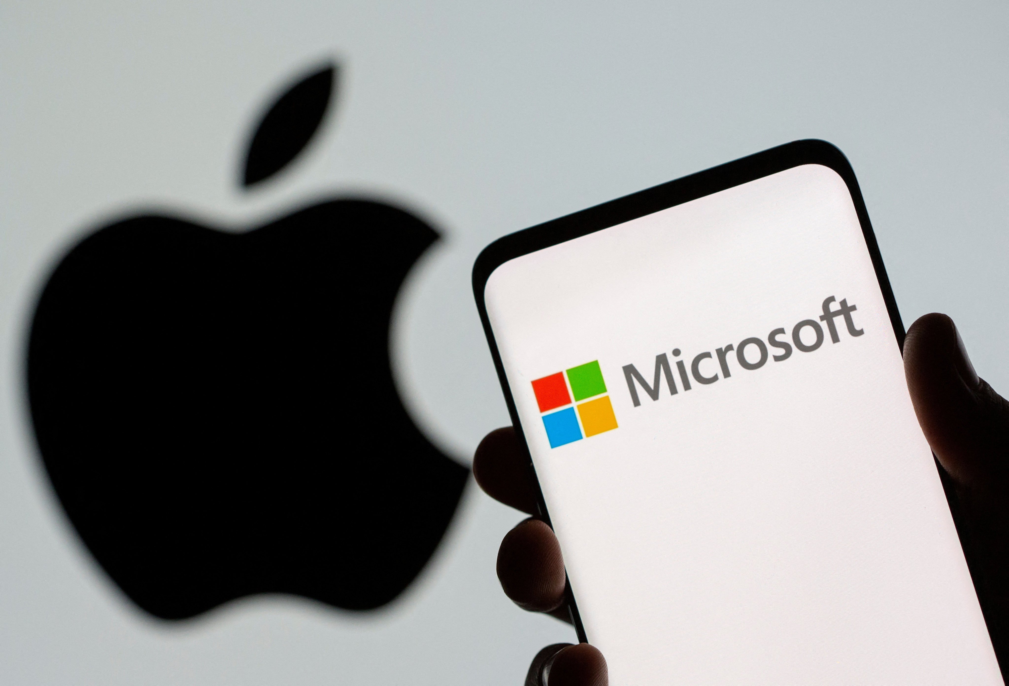 Microsoft overtakes Apple as world's most valuable company with US 