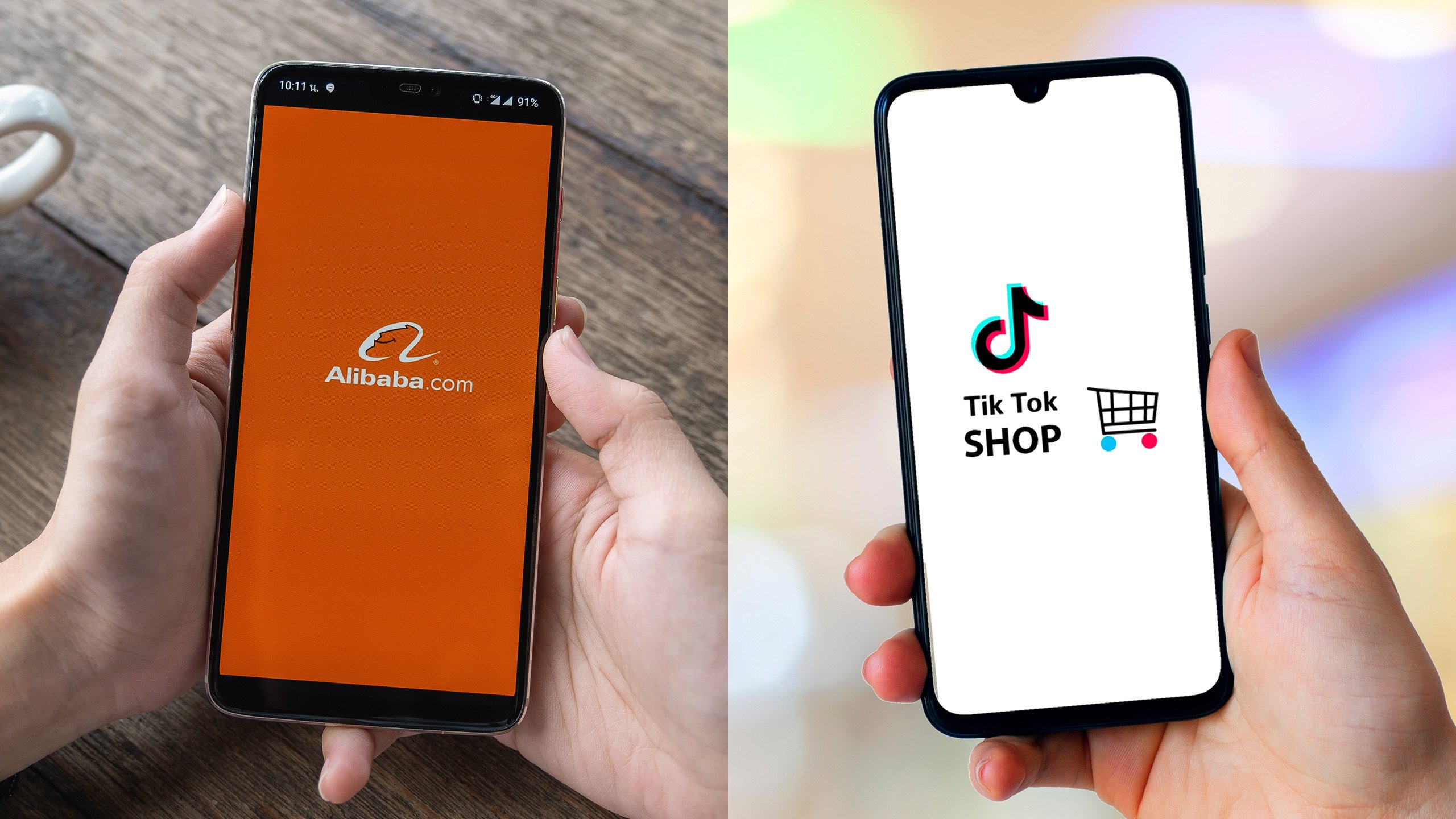 At the recent CES trade show in Las Vegas, Alibaba.com and TikTok Shop focused on their respective strengths in artificial intelligence and live-streaming e-commerce. Photos: Shutterstock