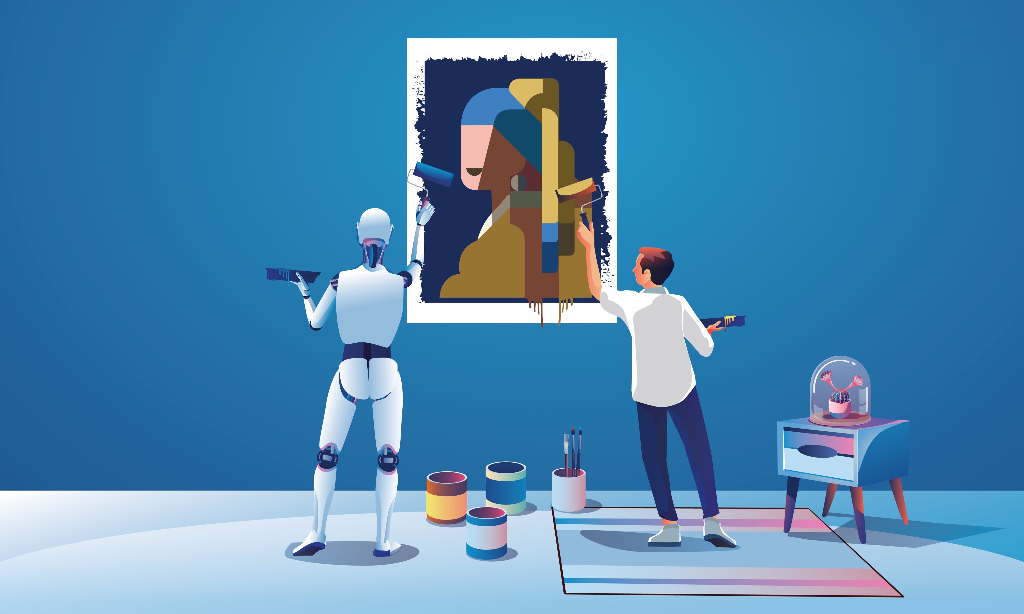 The Beijing Internet Court last November ruled that an AI-generated image was an artwork, based on how the creator’s prompts and repeated adjustments came up with a picture that reflected his “aesthetic choice and personalised judgment”. Illustration: Shutterstock