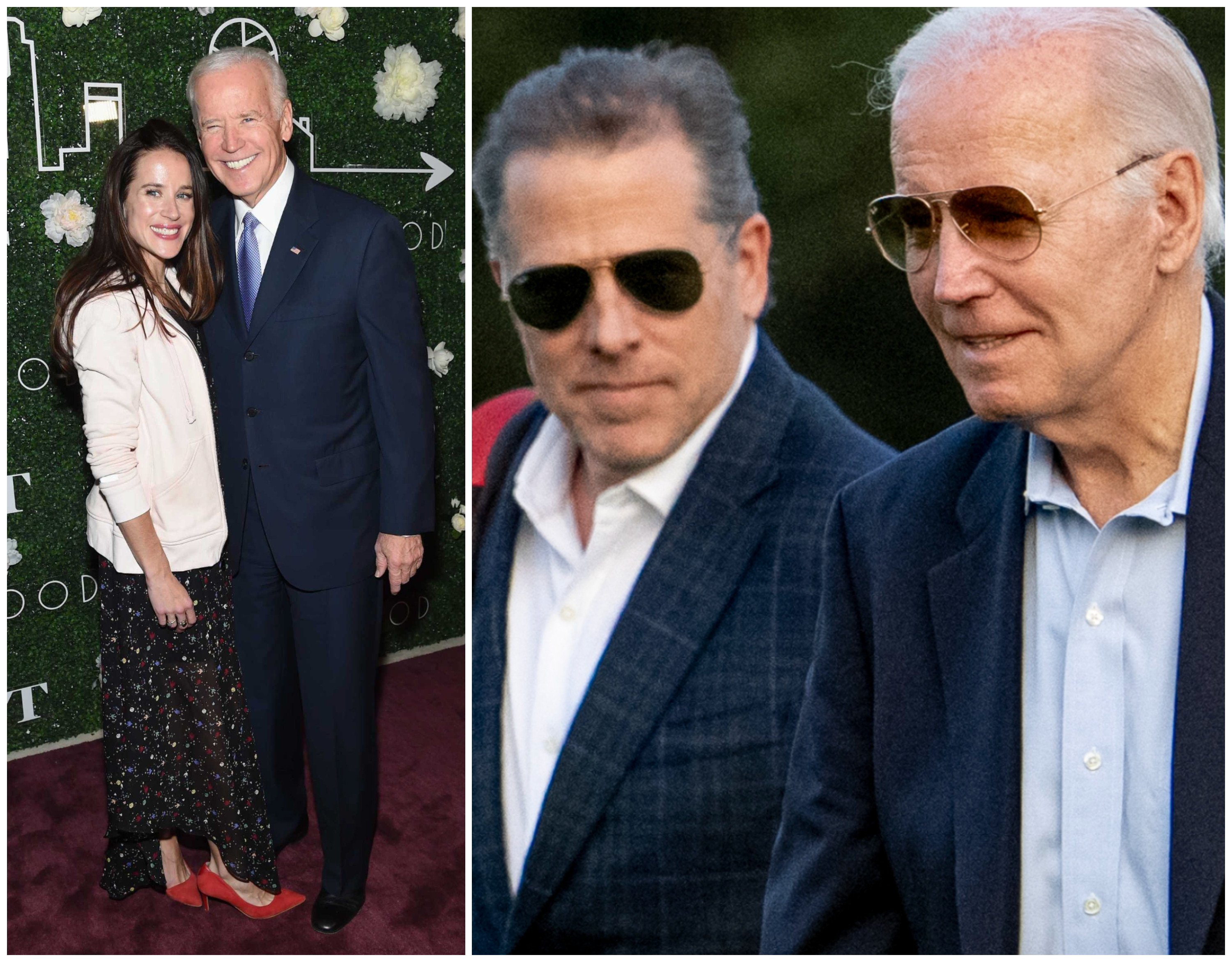 Joe Biden’s children Hunter and Ashley are no strangers to controversy. Photos: Getty Images, AP