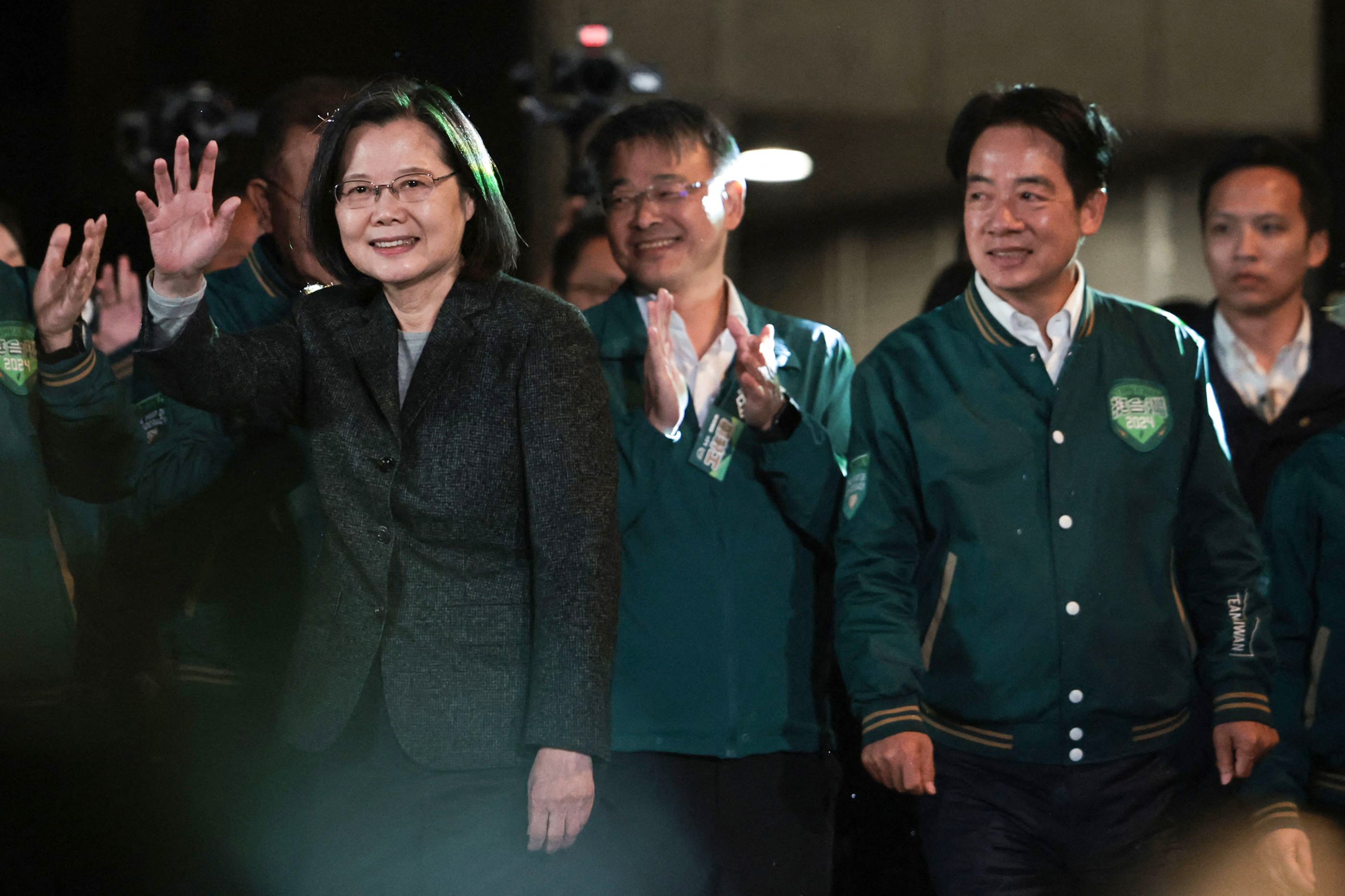 Former Taiwanese President Tsai Ing-wen (left) leaves a difficult legacy for her successor, president-elect William Lai Ching-te (right). Photo: AFP