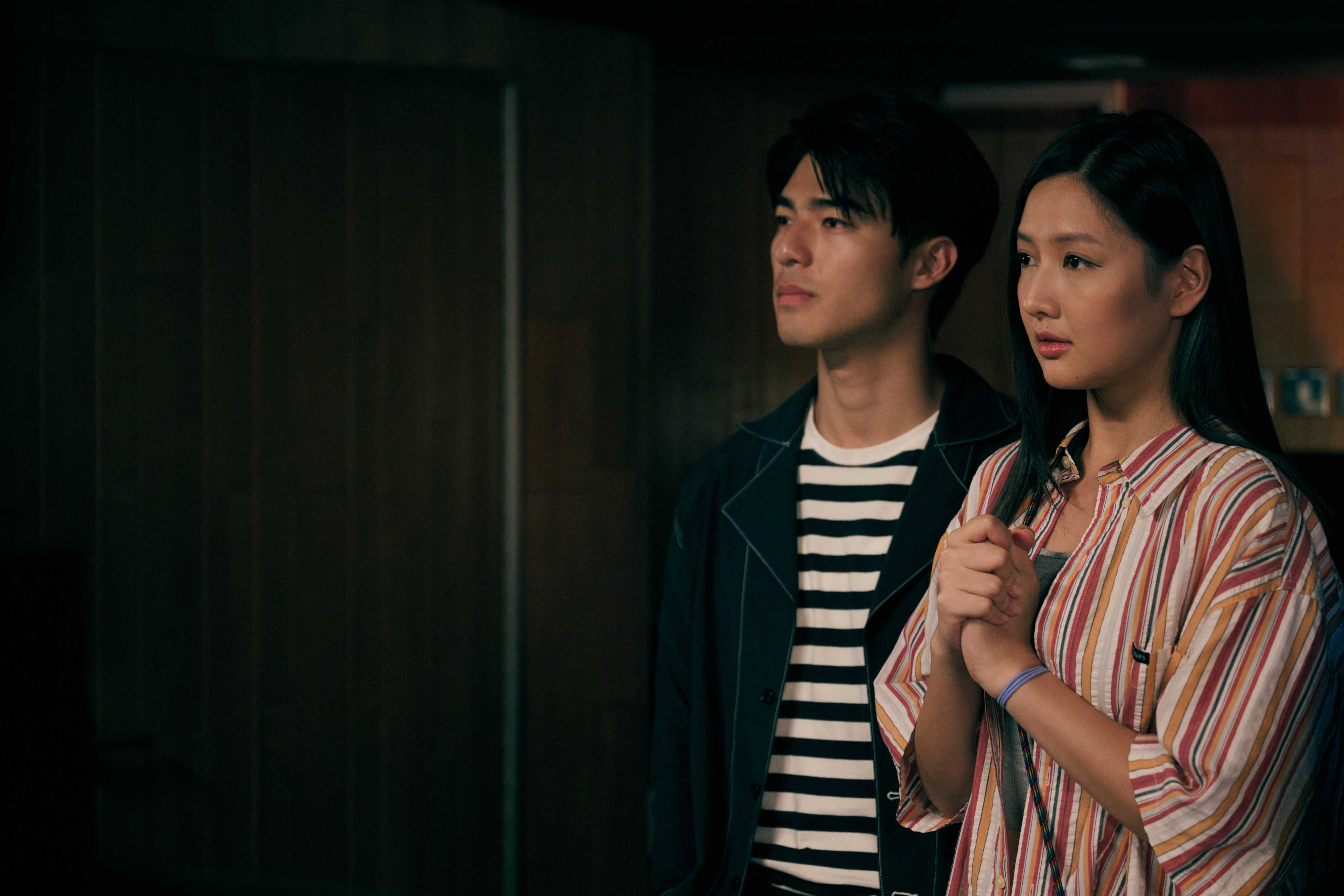 Edward Chen (left) and Mandy Tam in a still from “Love at First Lie”.