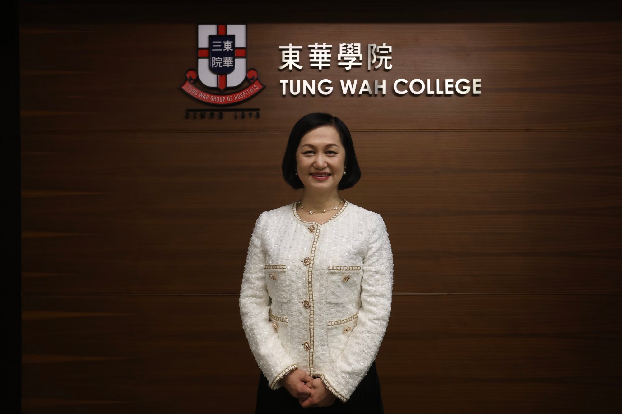 Sally Chan, president of Tung Wah College, says research universities and UAS are equal but have different missions. Photo: Jonathan Wong