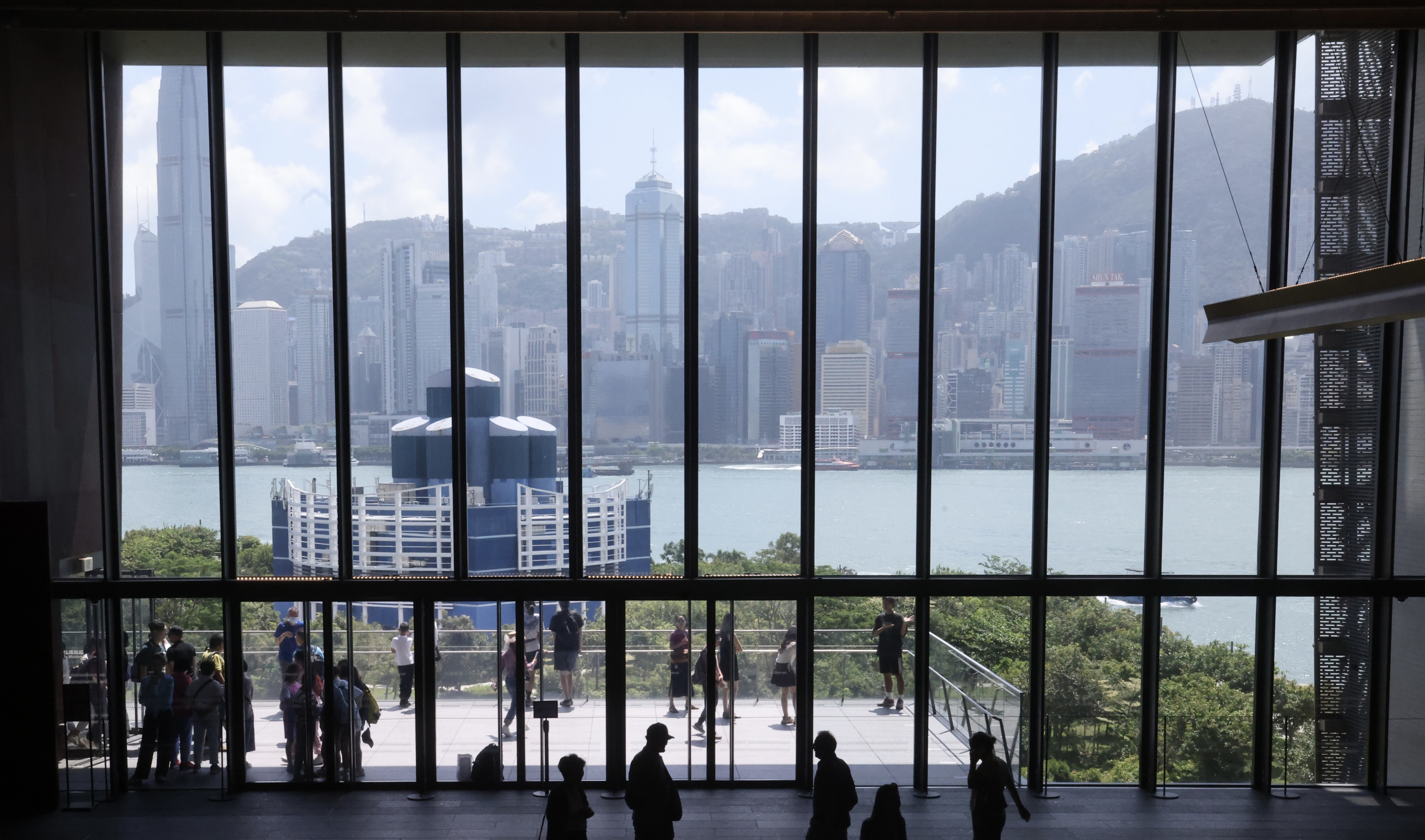 A view of the harbour from the Hong Kong Palace Museum in West Kowloon. Photo: Jonathan Wong