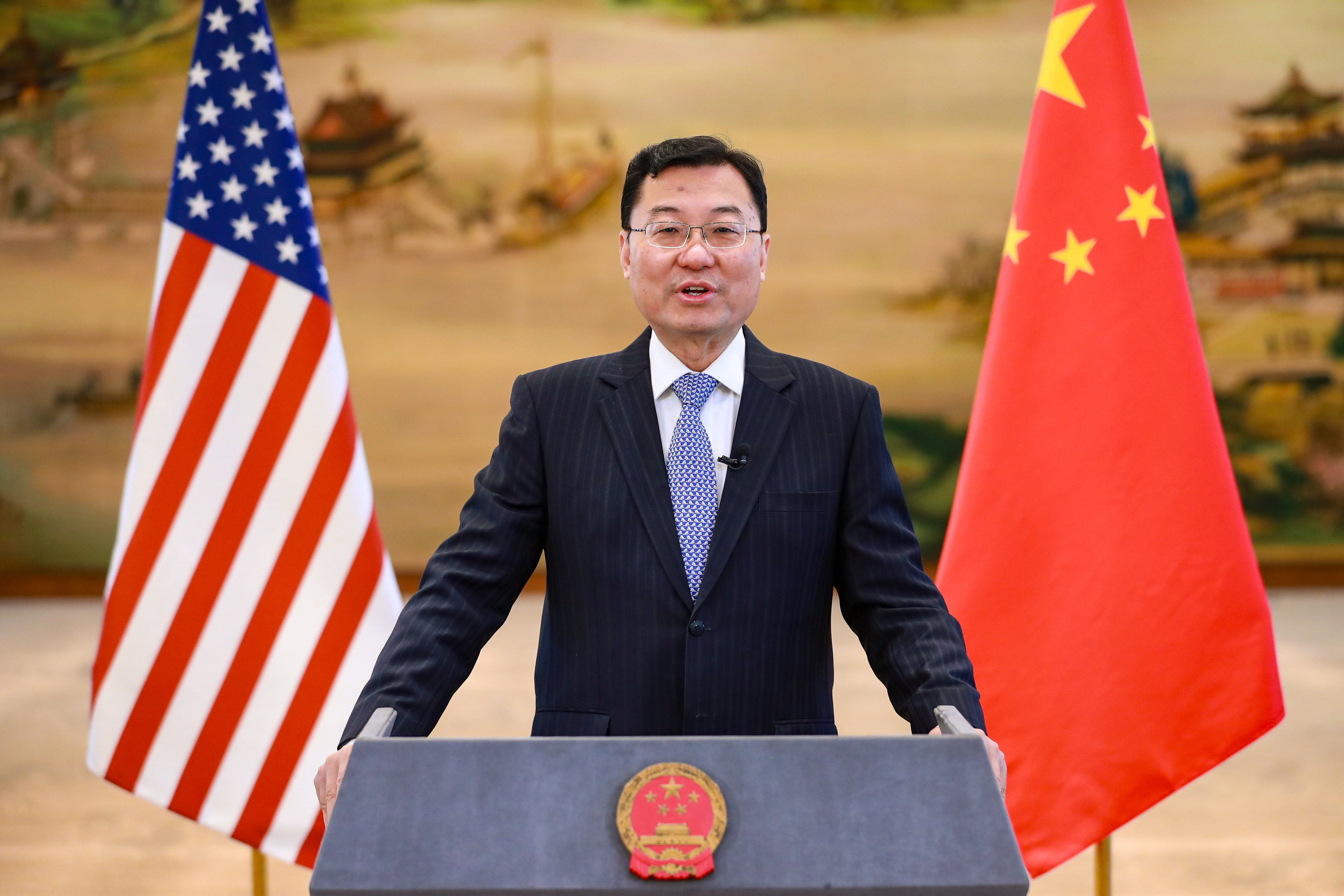 China’s ambassador to the US Xie Feng said the Taiwan question “remains the most important, sensitive, explosive question in China-US relations”. Photo: X/@AmbXieFeng
