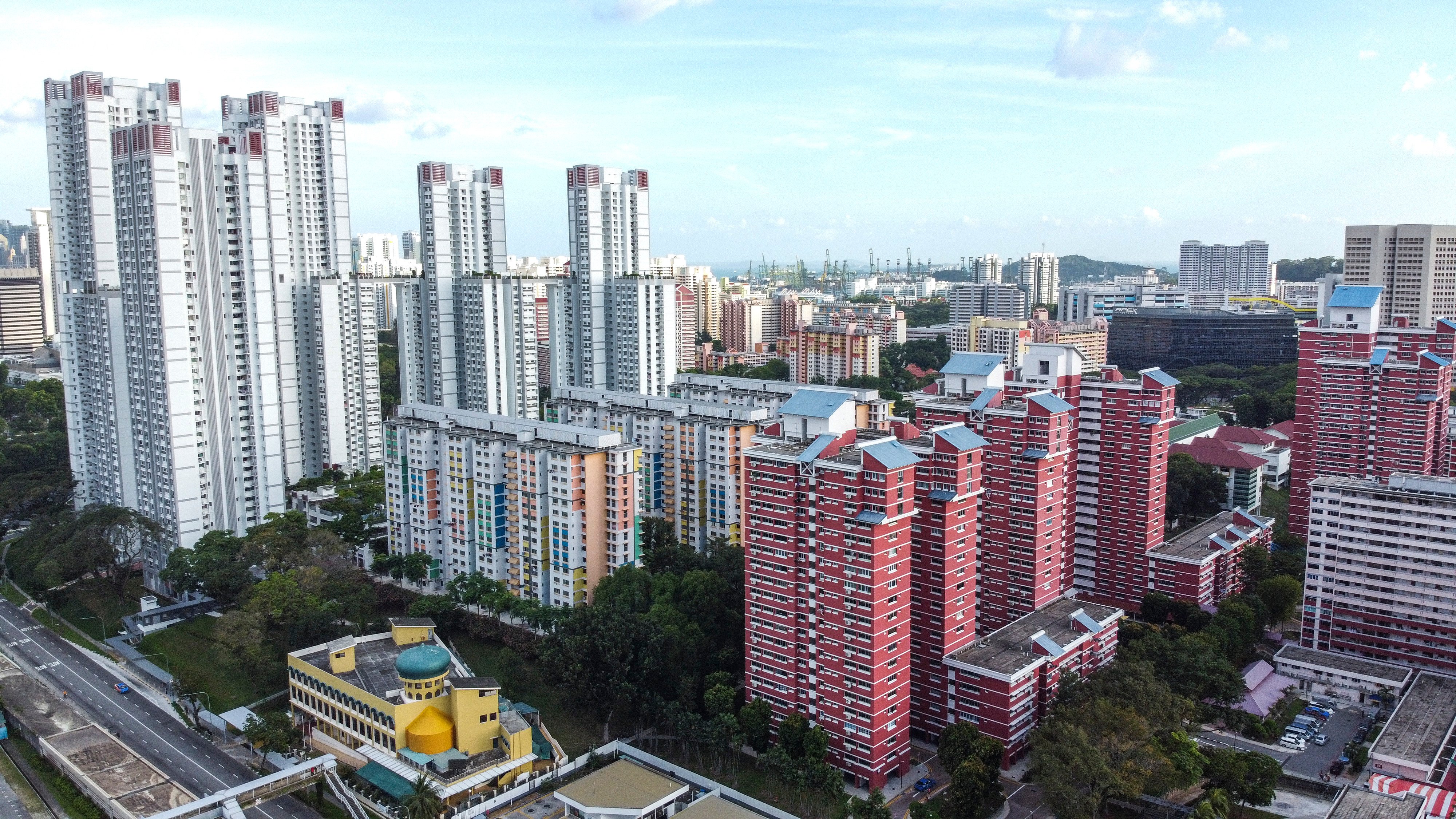 Image of public housings by the Housing and Development Board (HDB) in Singapore on 1 January 2020. Photo: Roy Issa