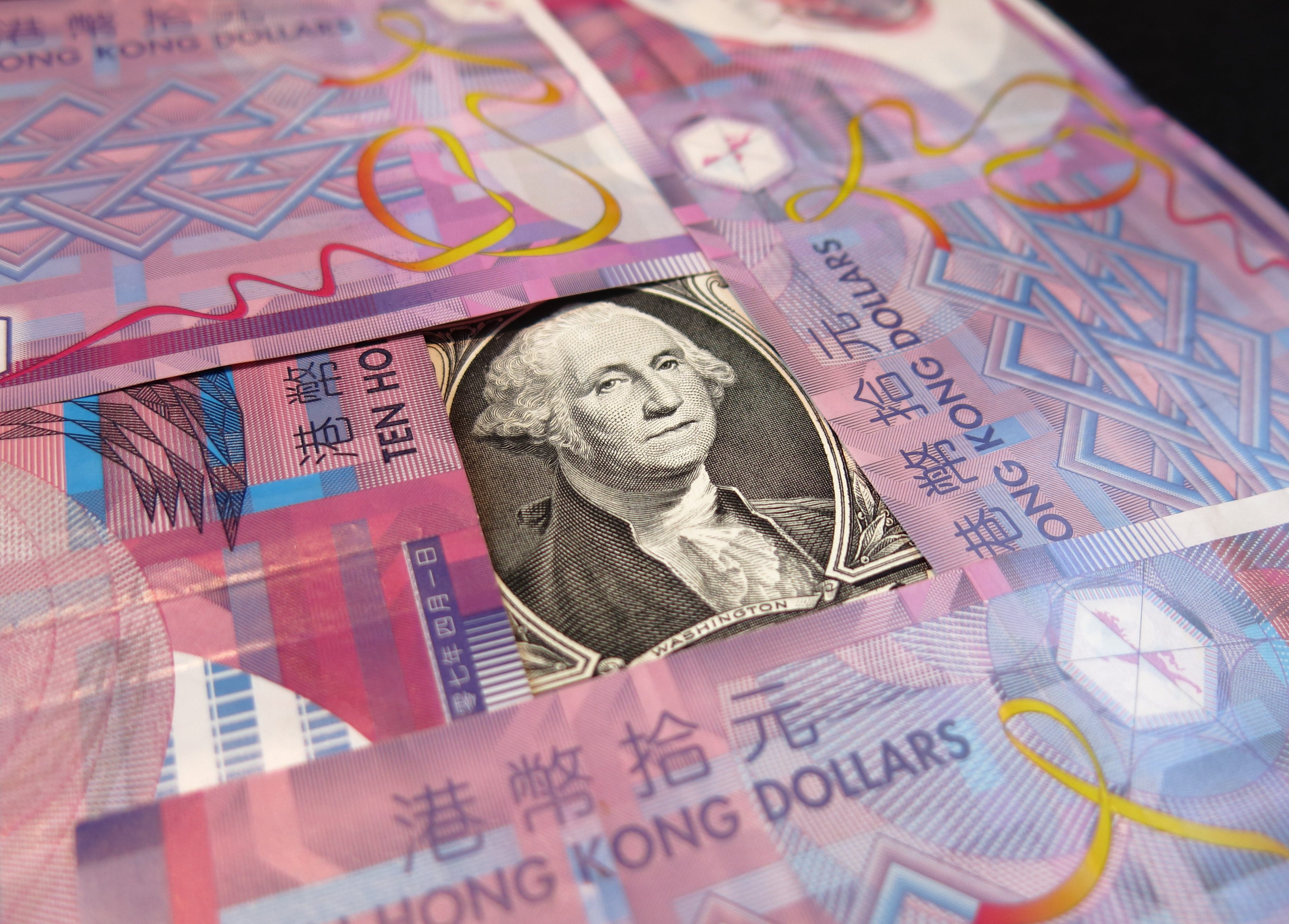 Hong Kong dollar’s peg to the US dollar. Photo: Shutterstock