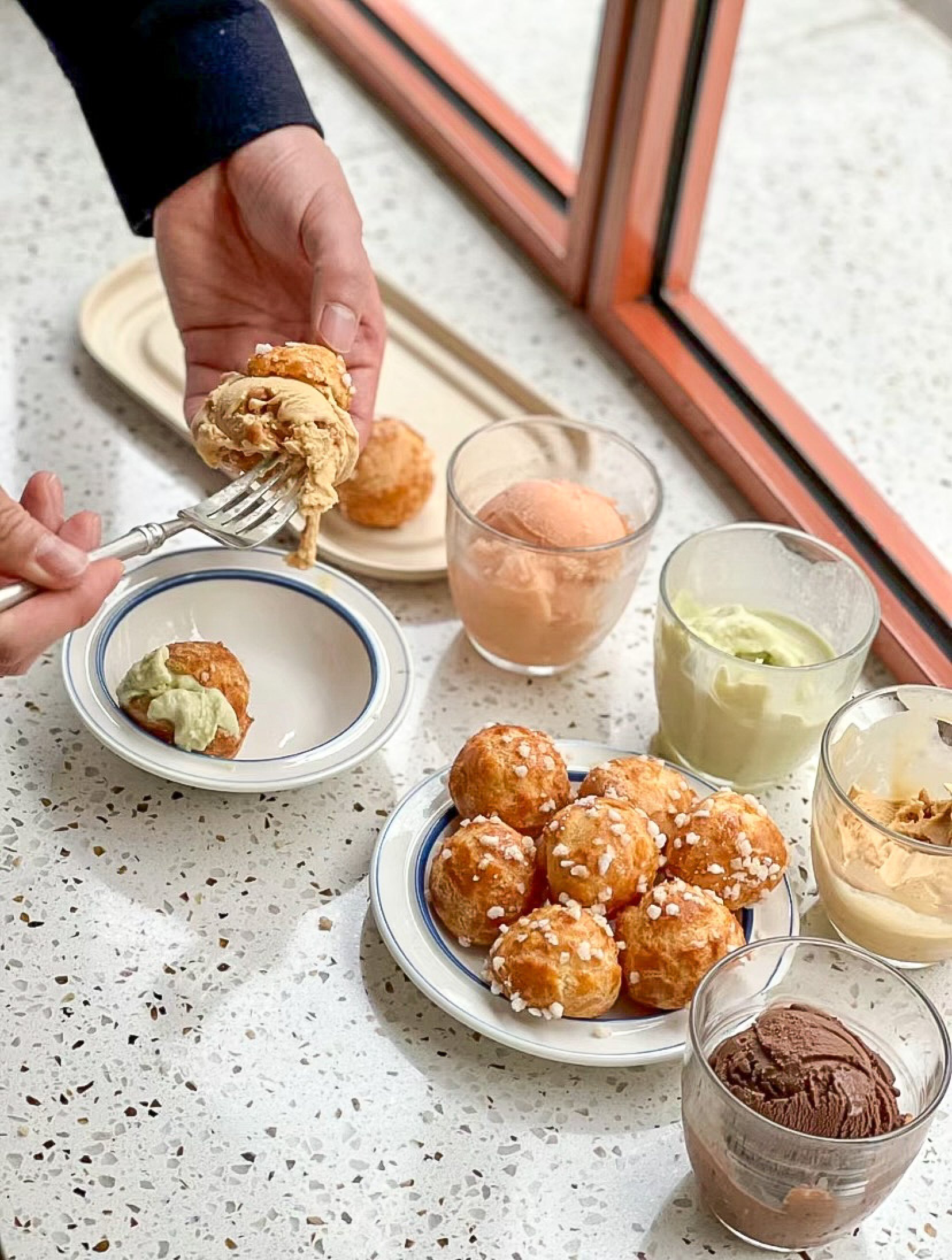 6 shanghai bakeries to visit on easy bicycle ride, with a stop at each to try sandwiches, ciabatta, babka and chouquettes filled with ice cream