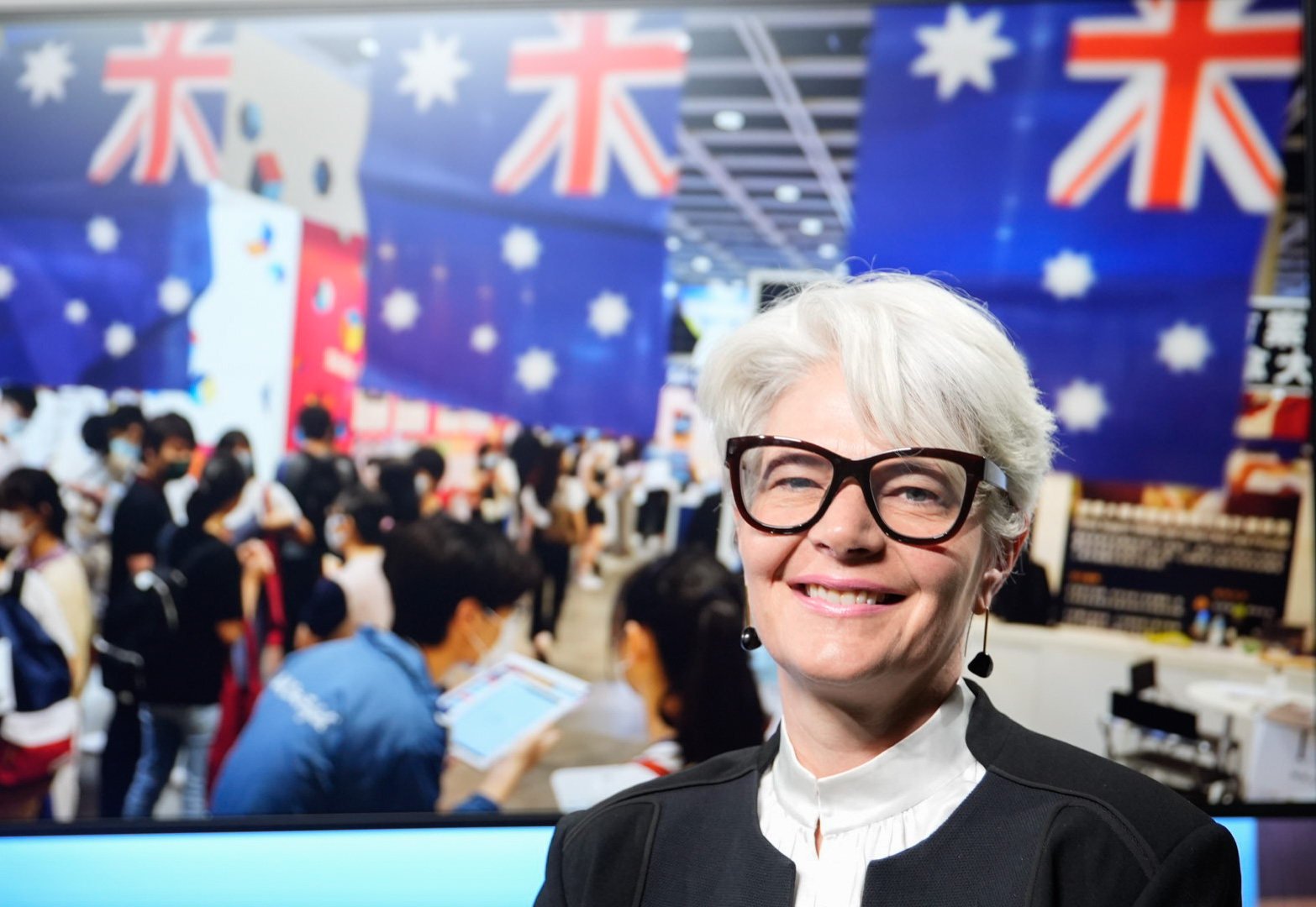 Josephine Orgill, chairwoman of the Australian Chamber of Commerce in Hong Kong, has said the lack of a double taxation treaty with her country could see nationals heading to Singapore. Photo: Nathan Tsui