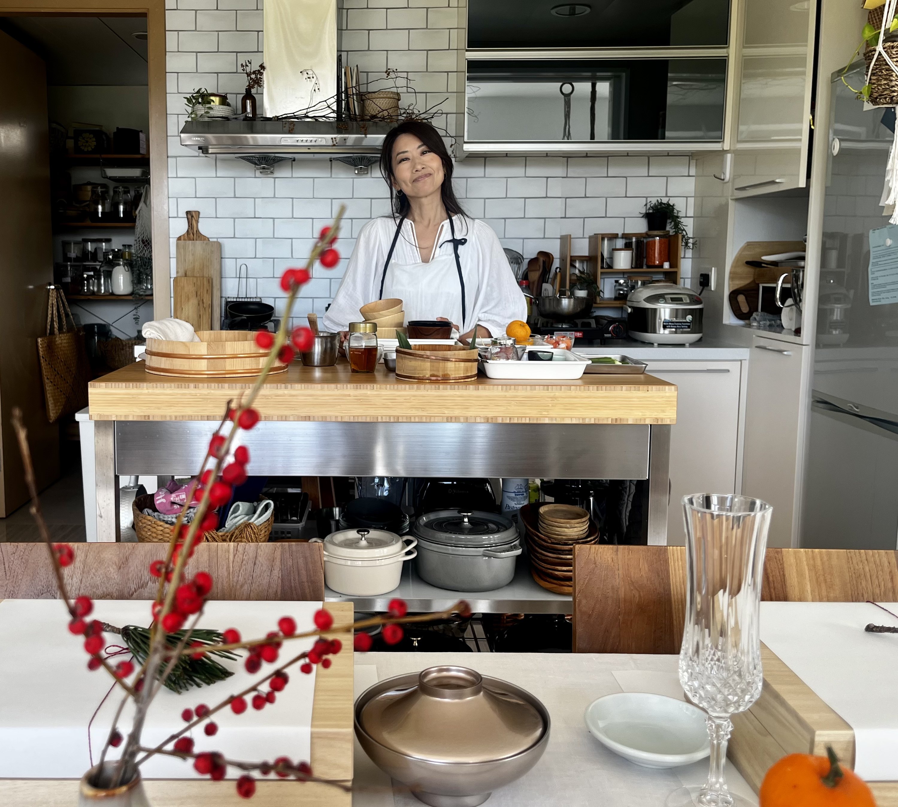 Yuki Yamagishi at her home in Sai Kung, Hong Kong, where she hosts Japanese cookery classes. Photo: Kylie Knott
