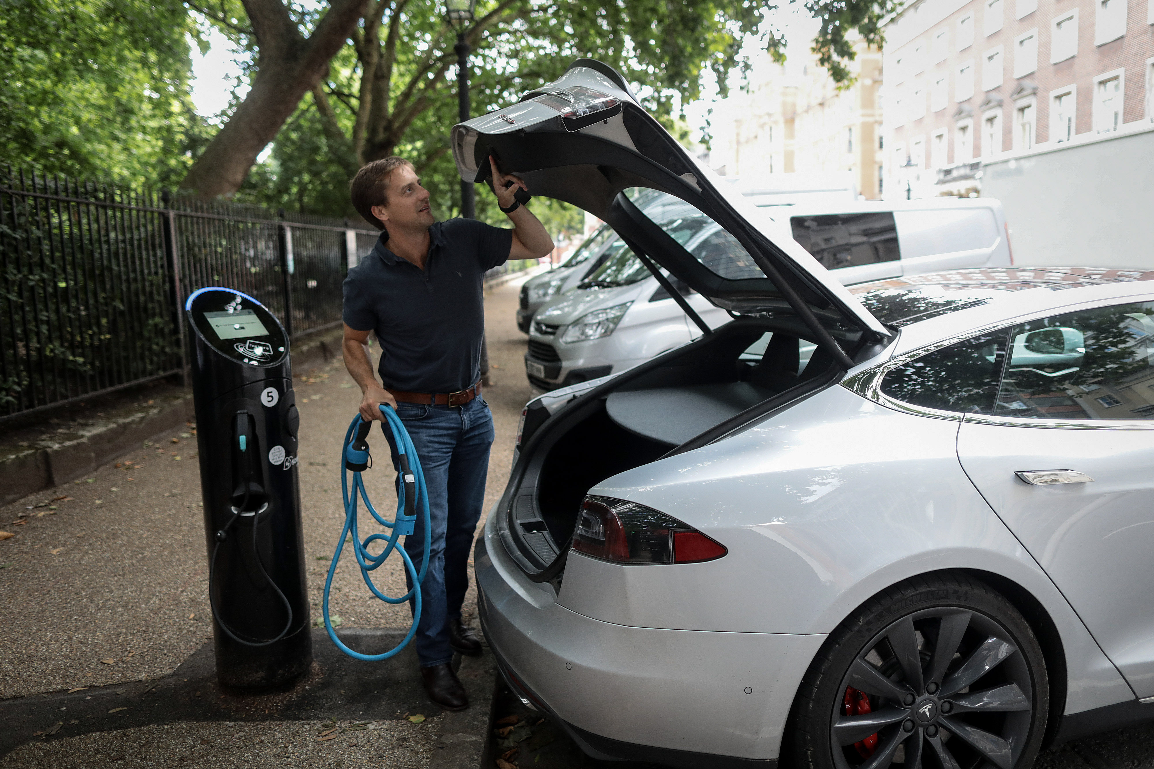  UK insurance broker Howden Group found that the cost of insuring an EV was about double the cost of a traditional combustion-engine car. Photo: Bloomberg